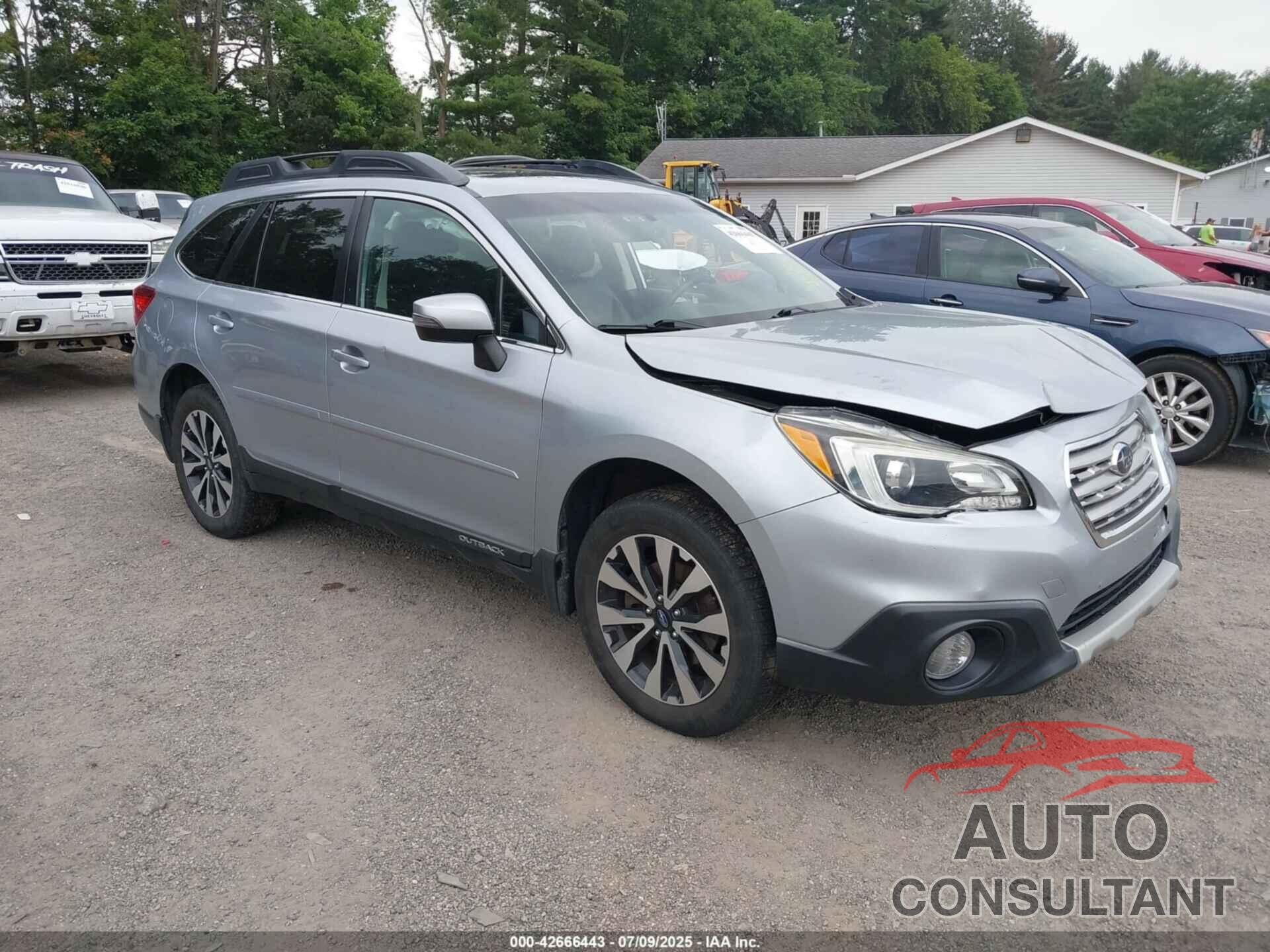 SUBARU OUTBACK 2016 - 4S4BSBLC5G3275212