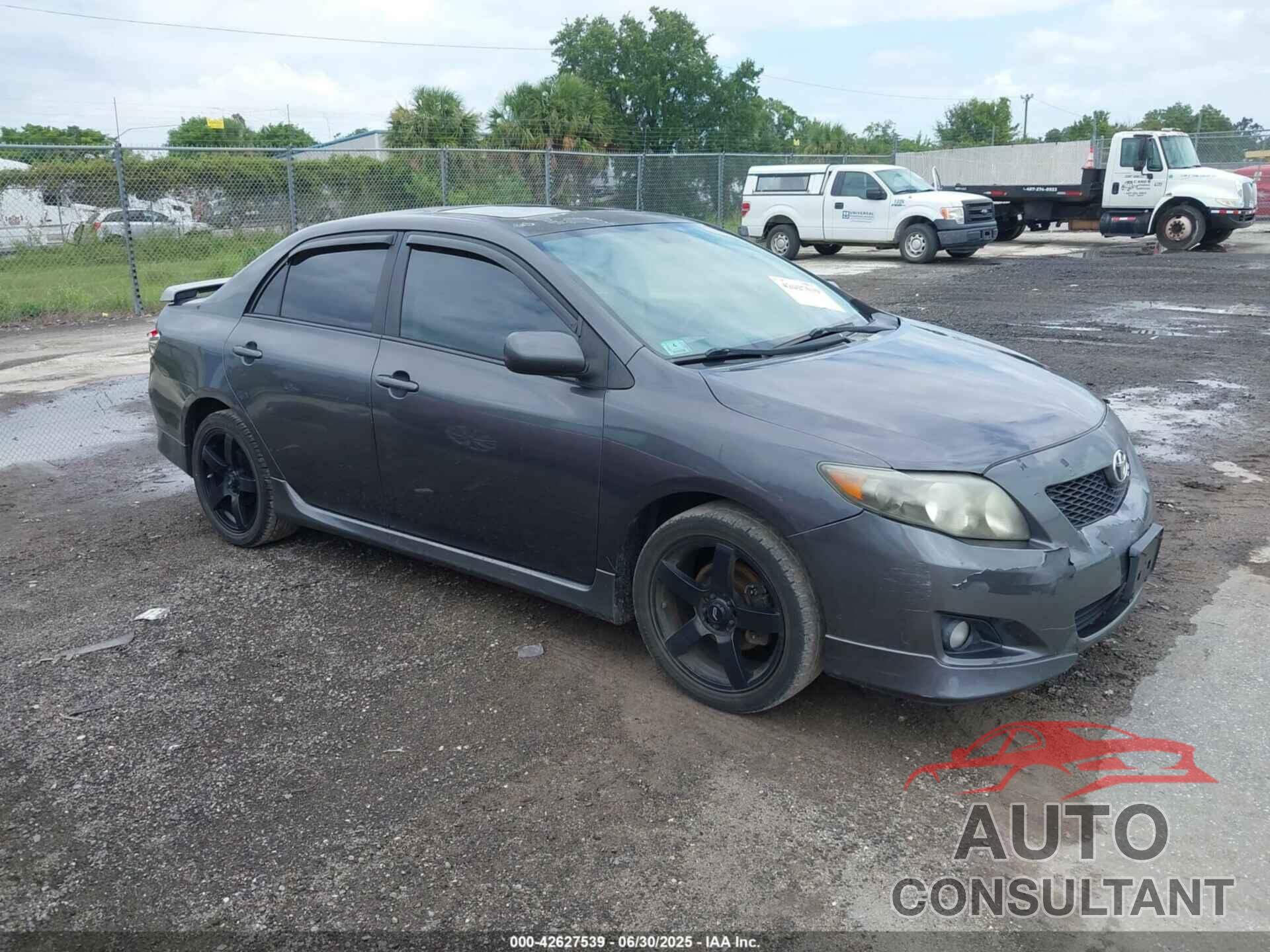 TOYOTA COROLLA 2009 - 2T1BU40E69C027044