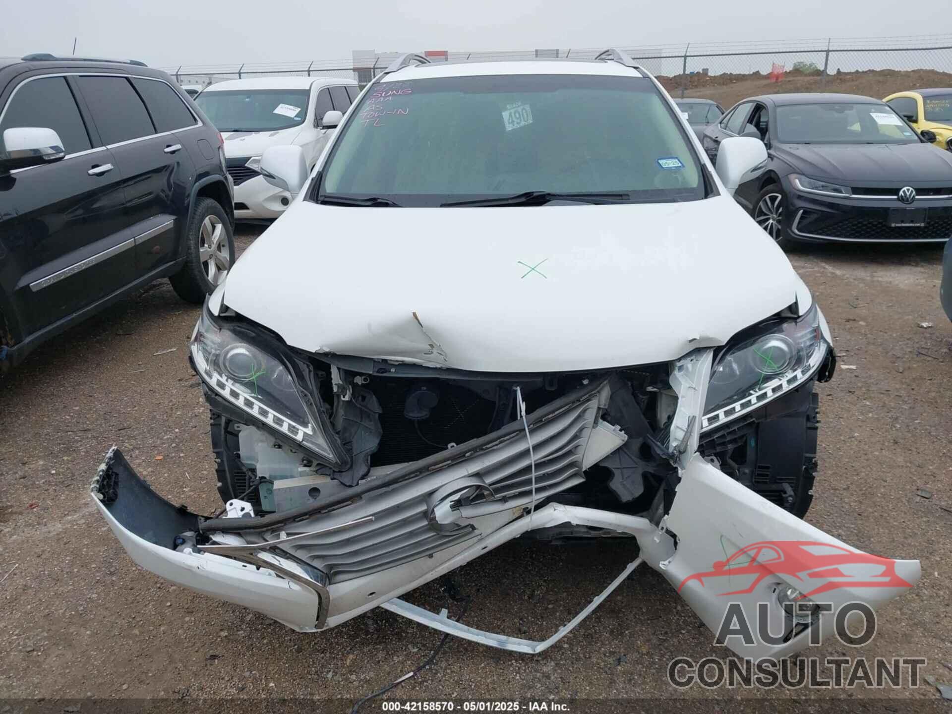 LEXUS RX 350 2014 - JTJZK1BA0E2011201