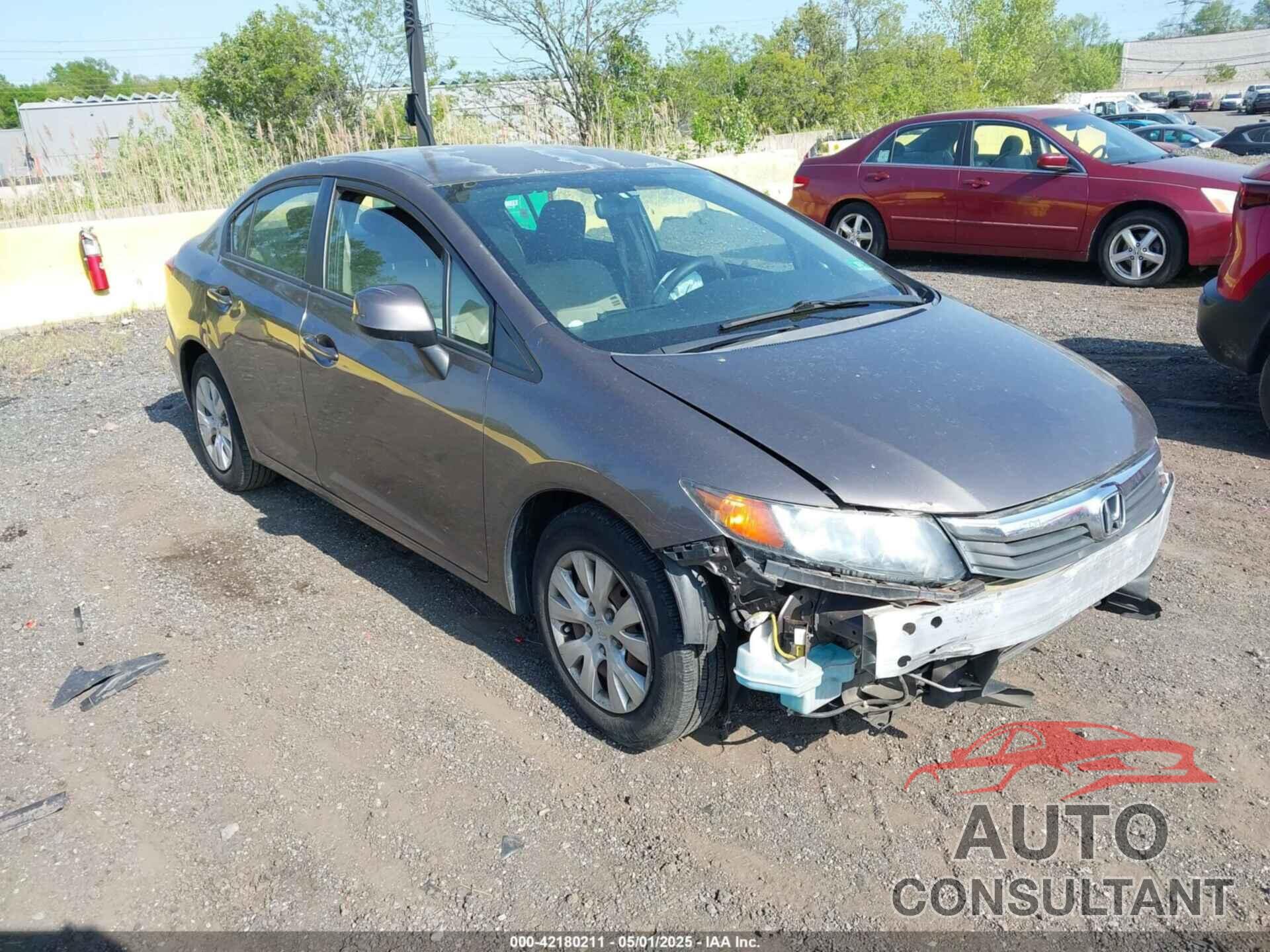 HONDA CIVIC 2012 - 2HGFB2F59CH522856