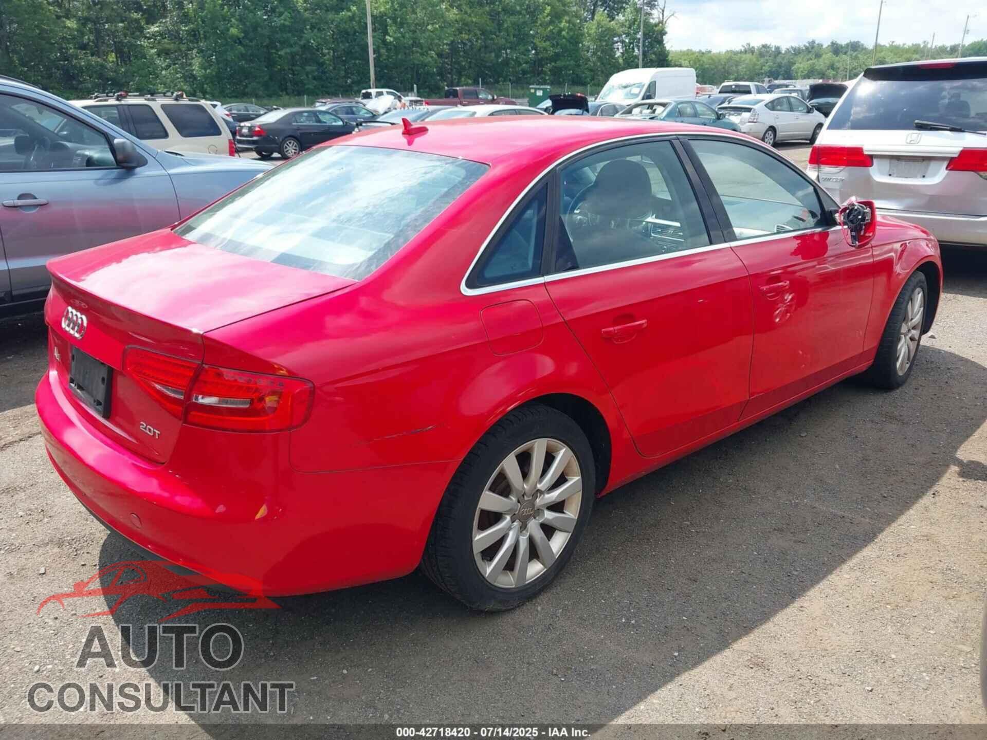 AUDI A4 2013 - WAUAFAFL5DN047010