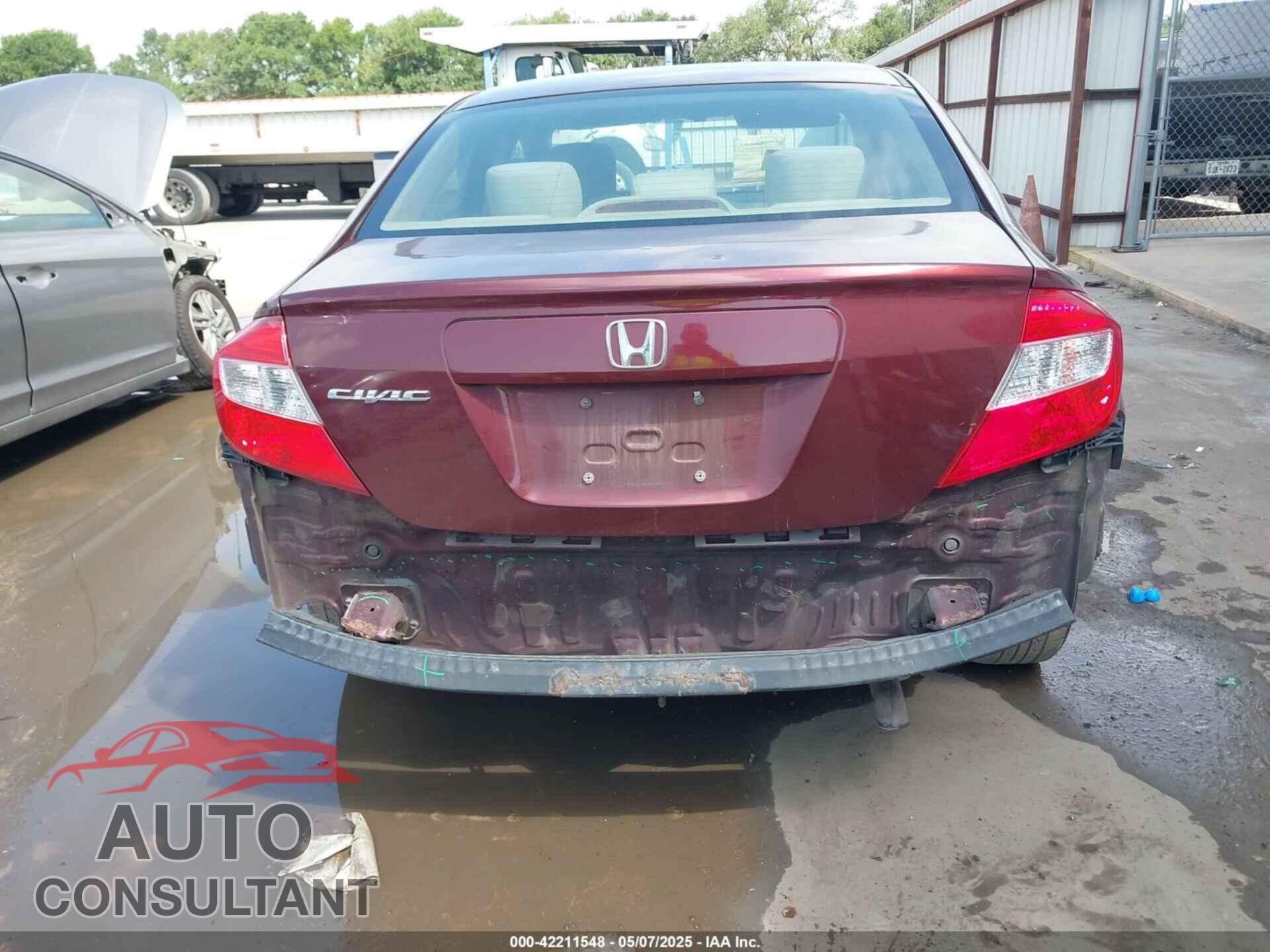 HONDA CIVIC 2012 - JHMFB2F80CS002755