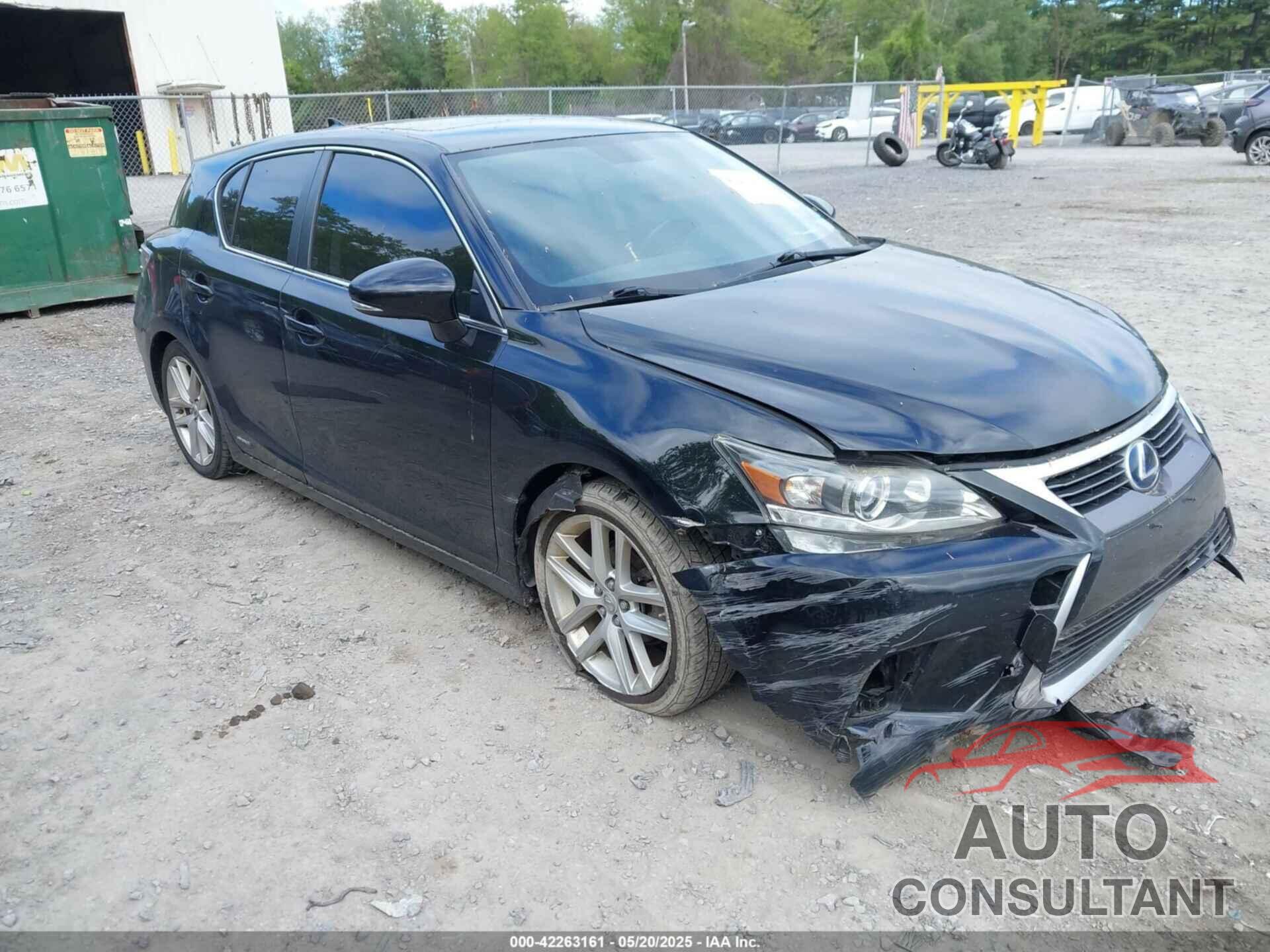 LEXUS CT 200H 2014 - JTHKD5BH1E2204443