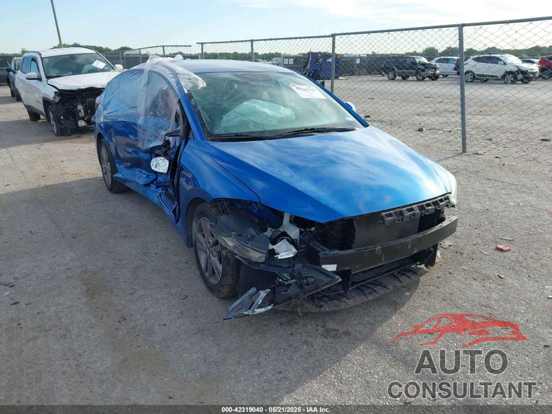 HYUNDAI ELANTRA 2018 - 5NPD84LF3JH320502