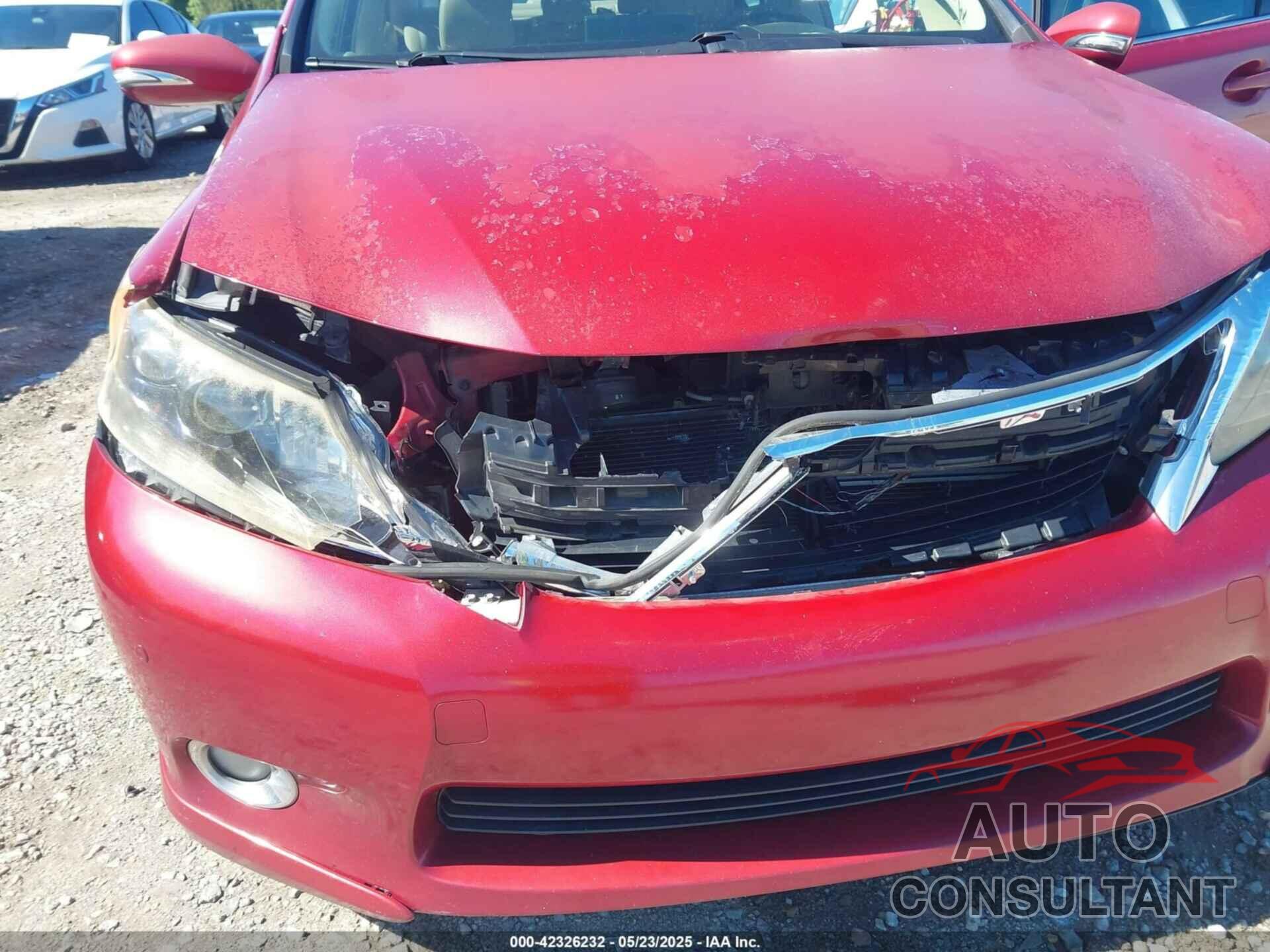 LEXUS HS 250H 2010 - JTHBB1BA2A2007082