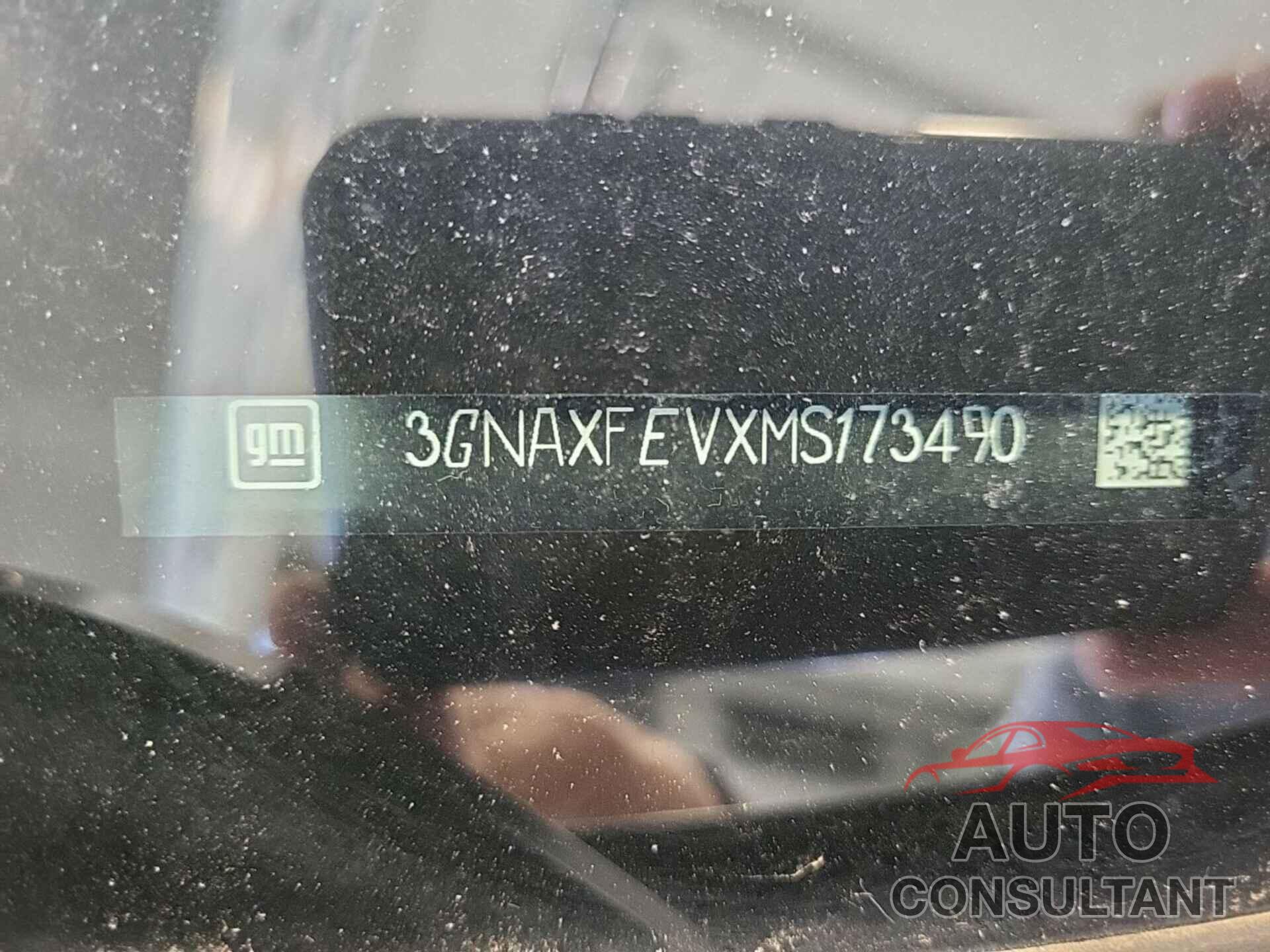 CHEVROLET EQUINOX 2021 - 3GNAXFEVXMS173490