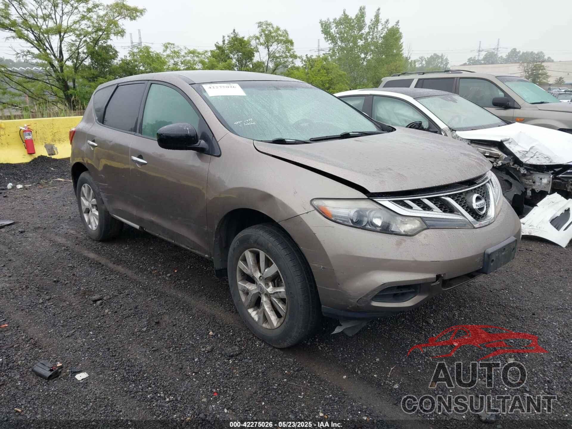 NISSAN MURANO 2011 - JN8AZ1MW9BW159568