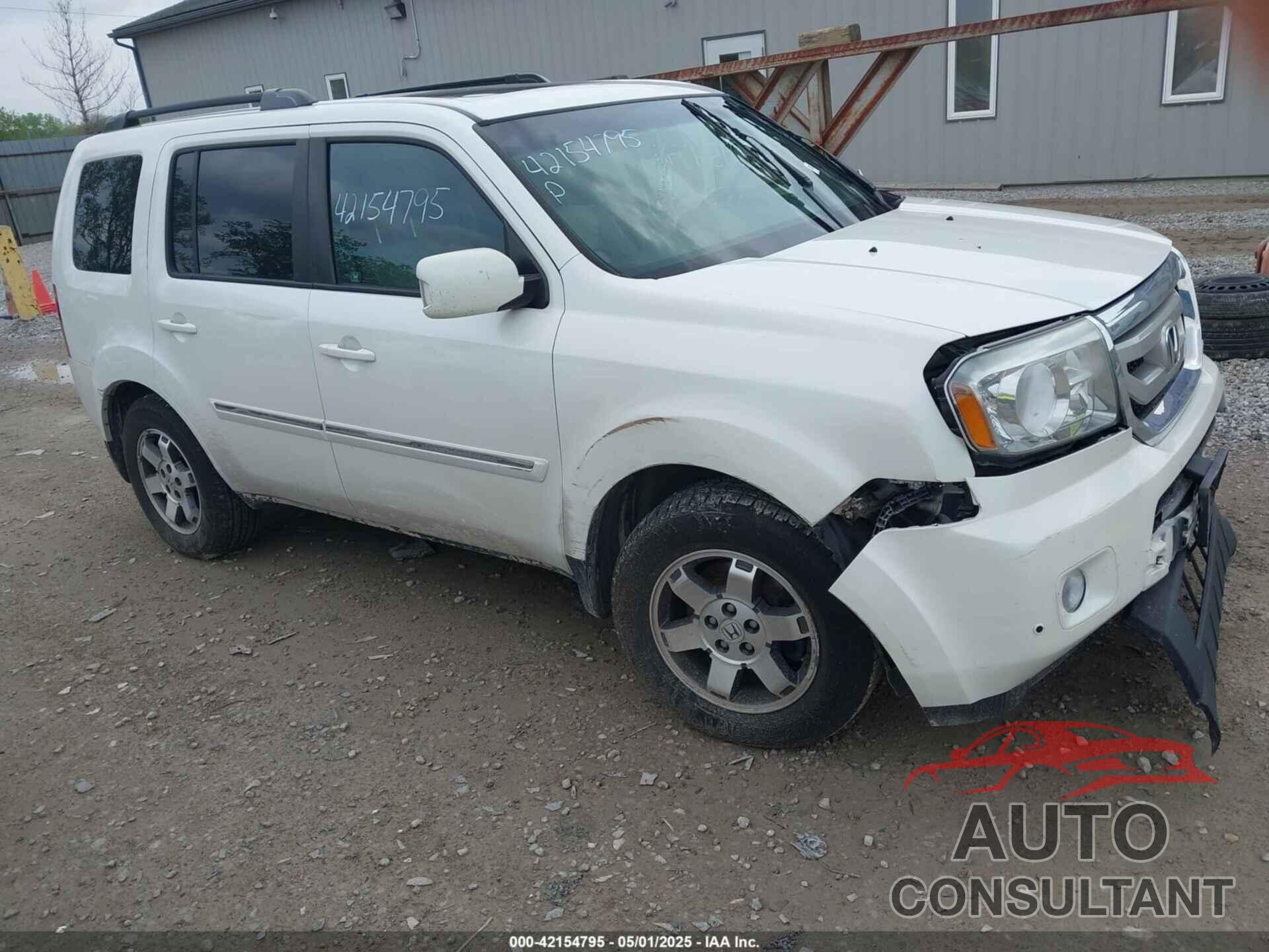 HONDA PILOT 2011 - 5FNYF4H96BB106873