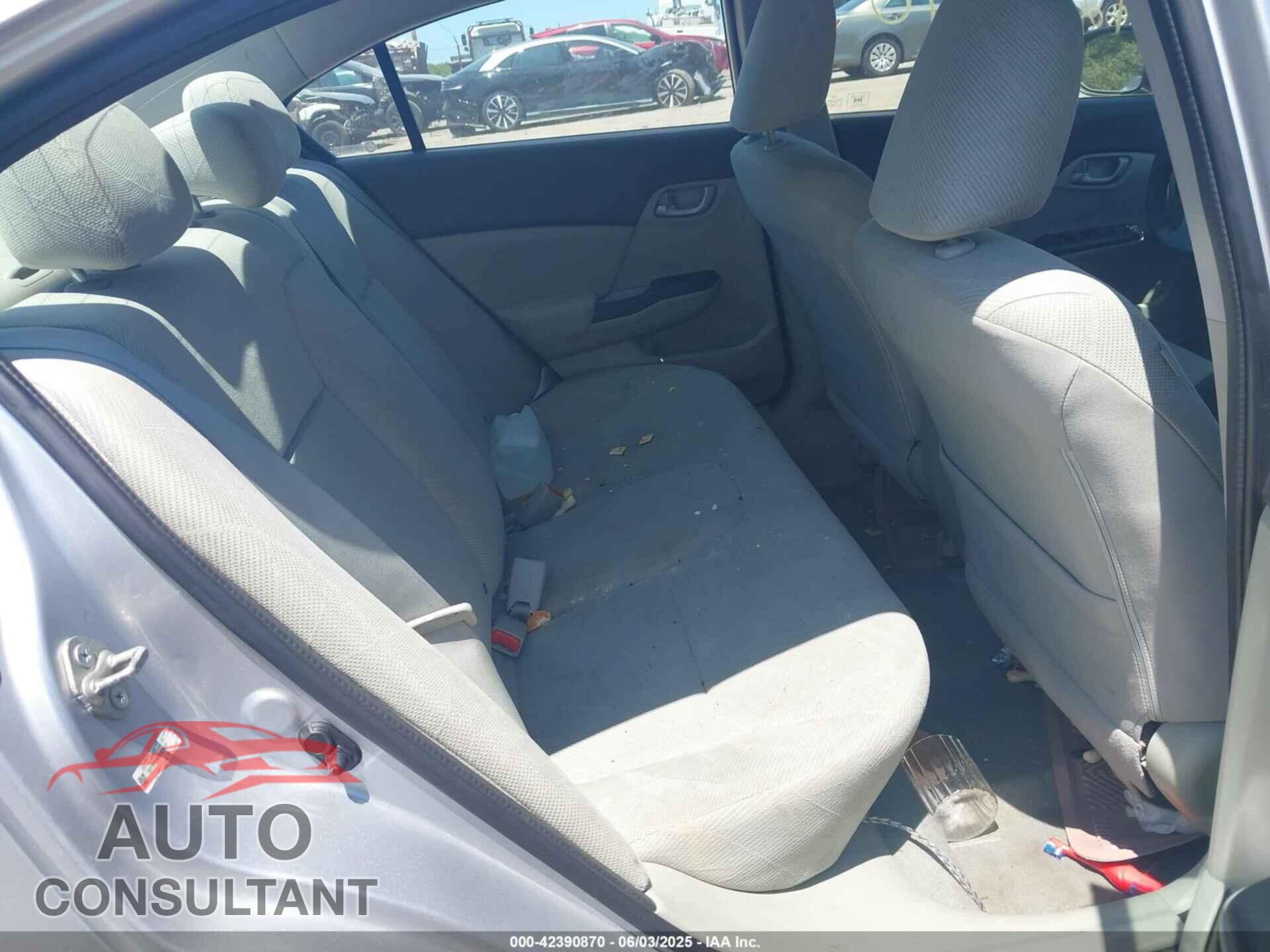 HONDA CIVIC 2012 - 19XFB2F56CE368357