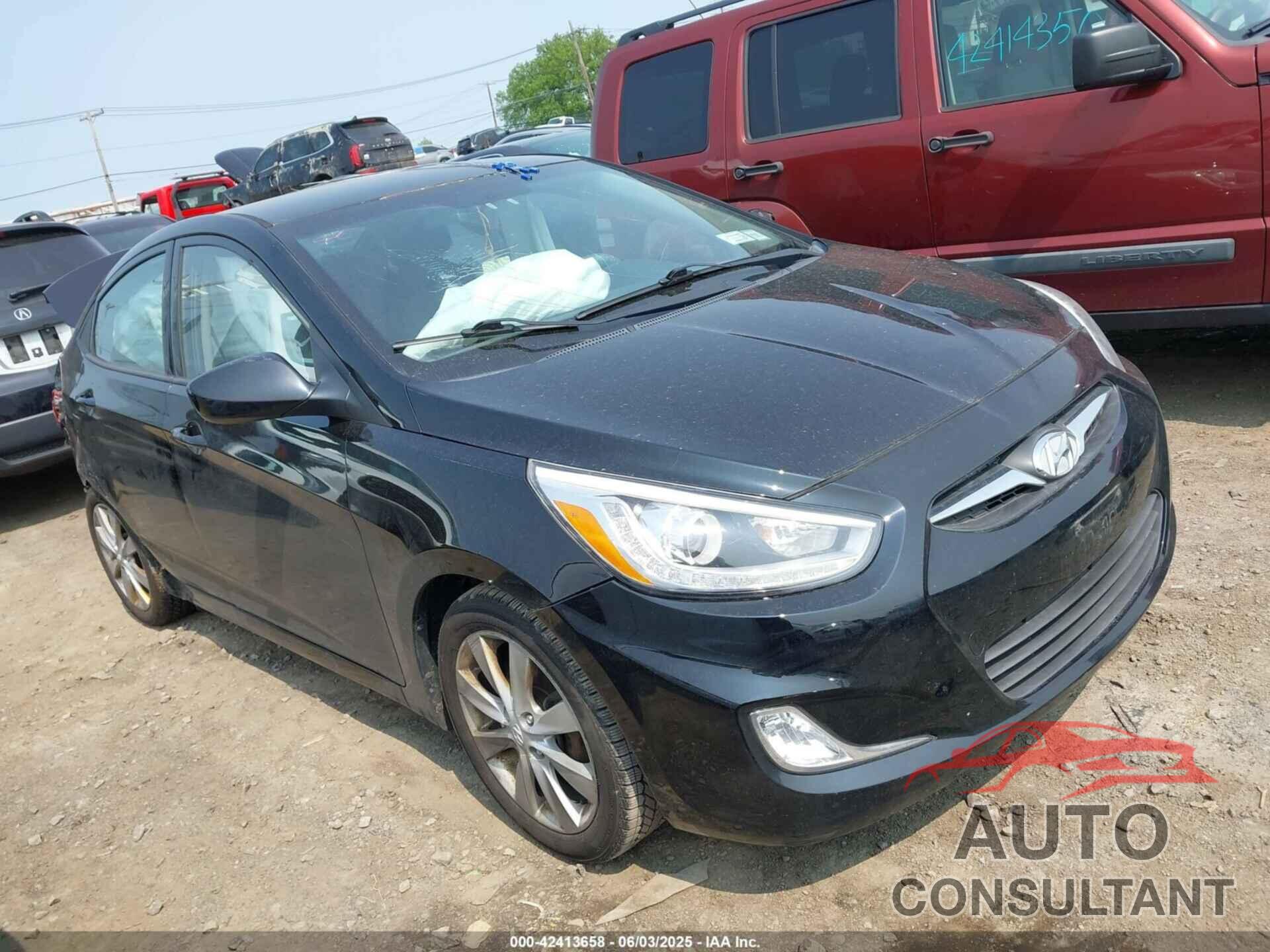 HYUNDAI ACCENT 2014 - KMHCU4AE1EU702178