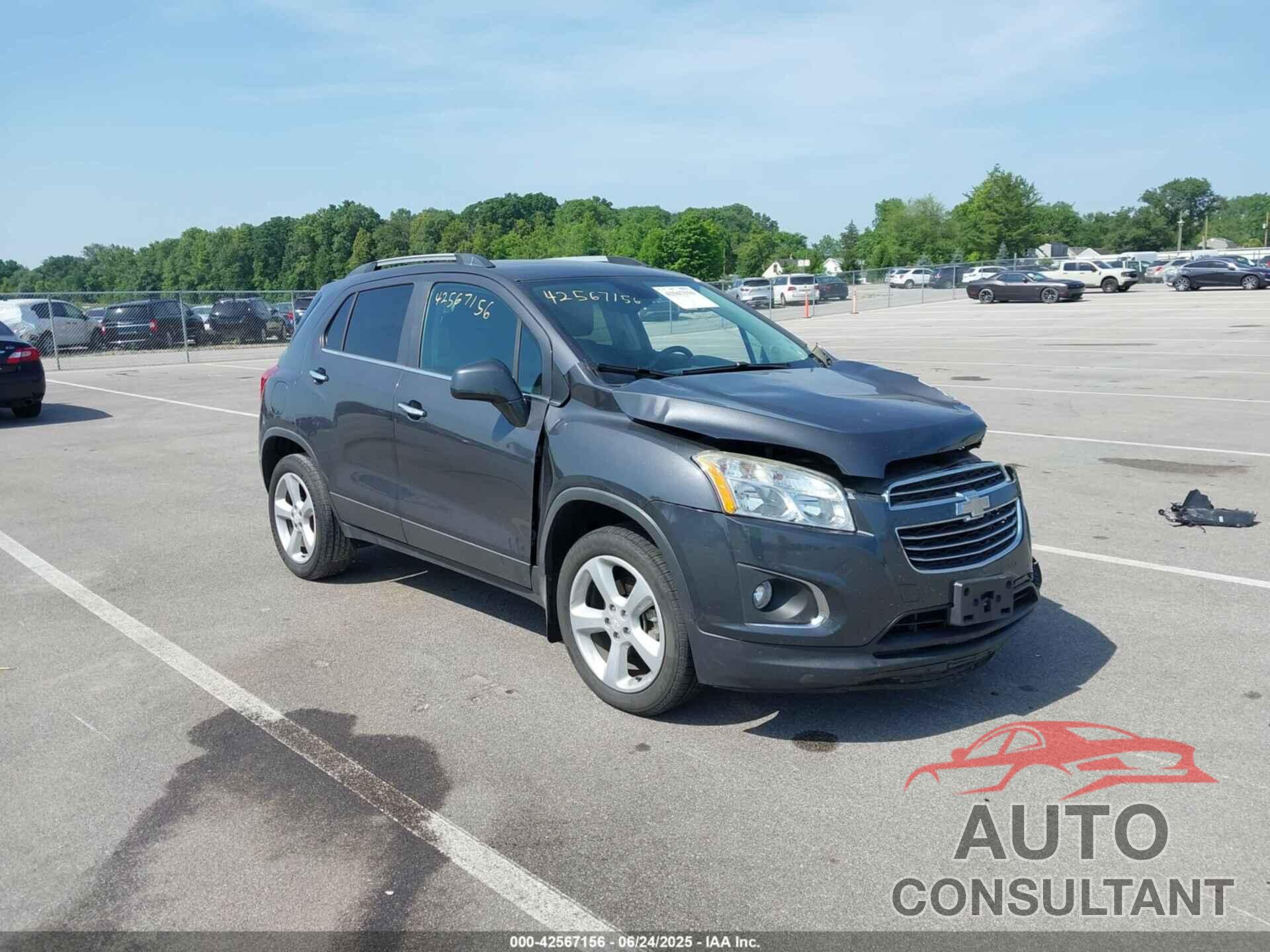 CHEVROLET TRAX 2016 - 3GNCJRSB0GL242112