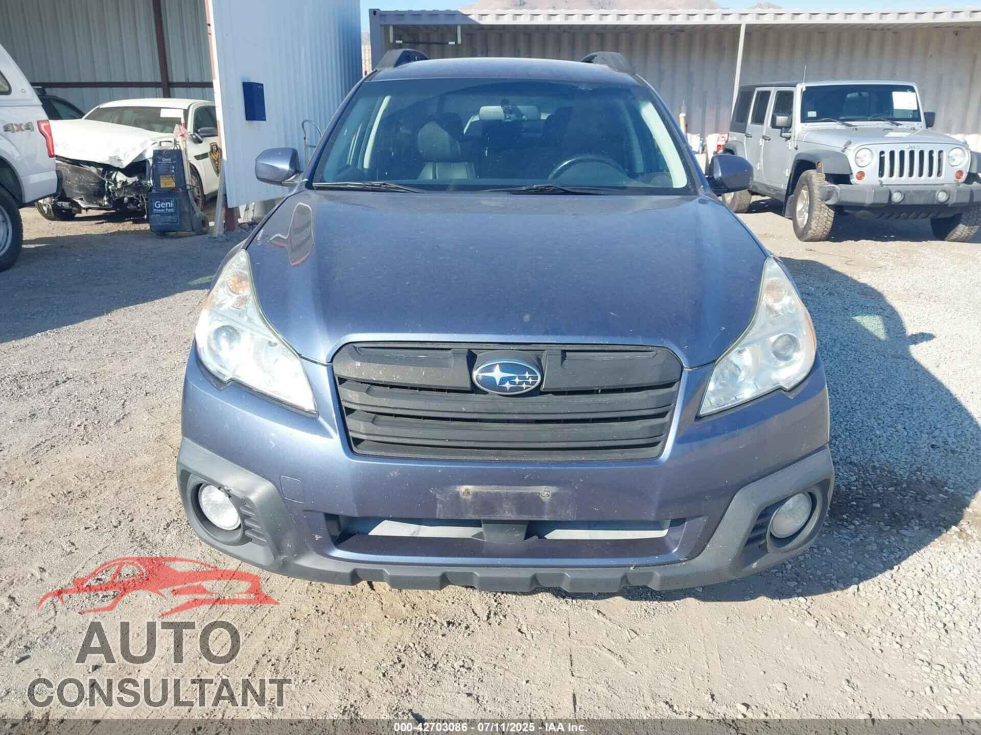 SUBARU OUTBACK 2013 - 4S4BRBCC2D3257984