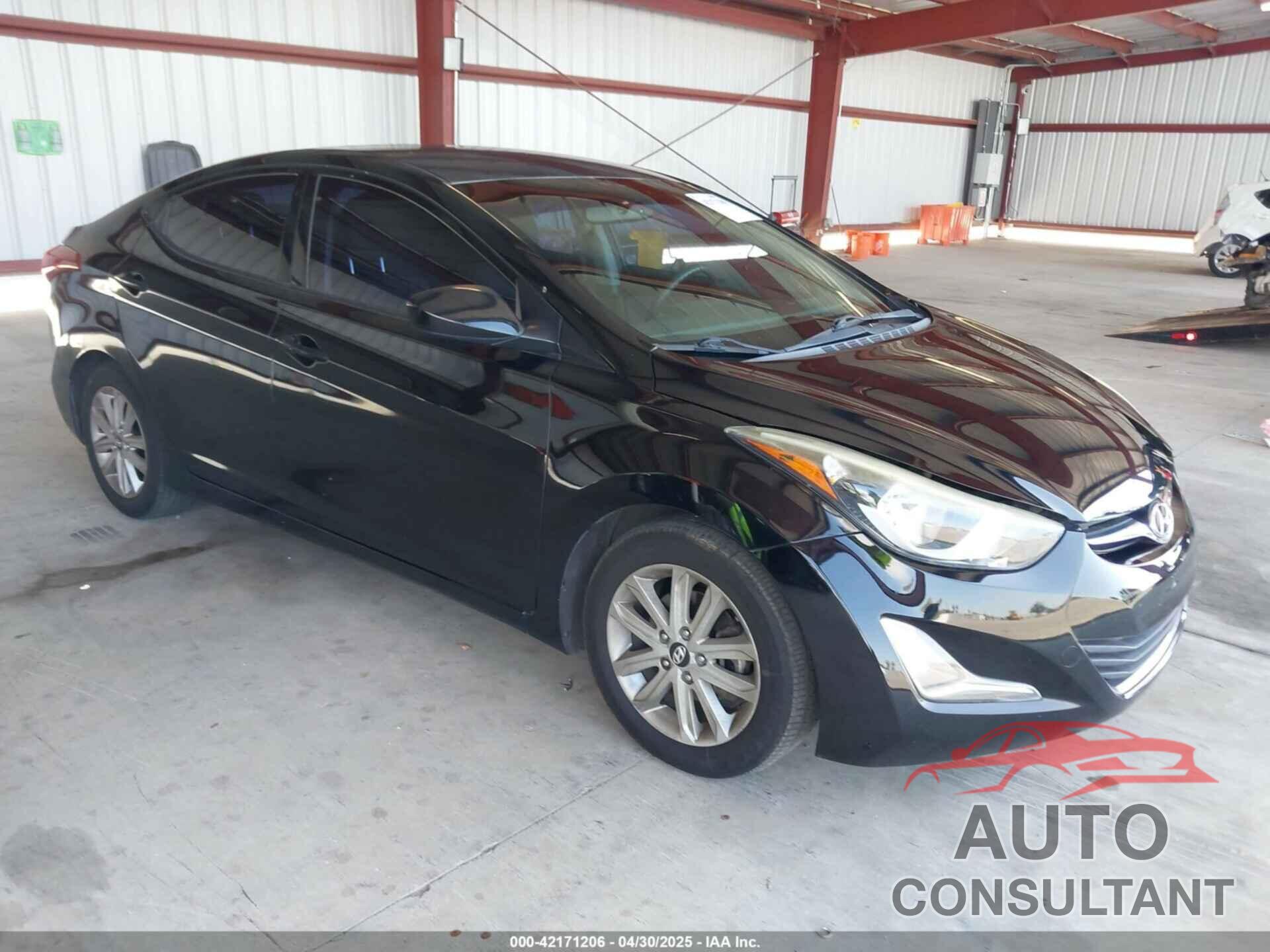 HYUNDAI ELANTRA 2016 - KMHDH4AEXGU487699