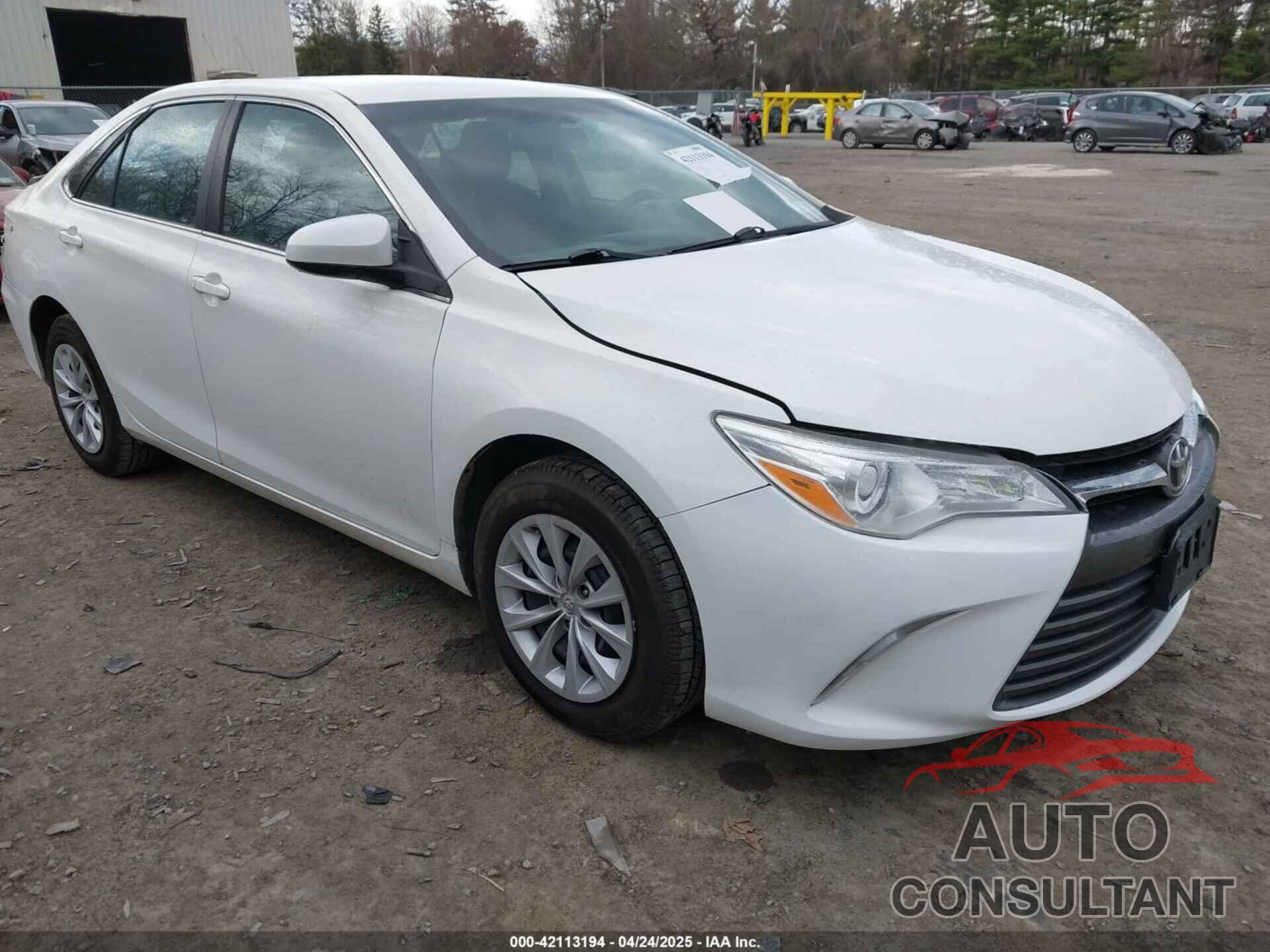 TOYOTA CAMRY 2016 - 4T4BF1FK4GR562364