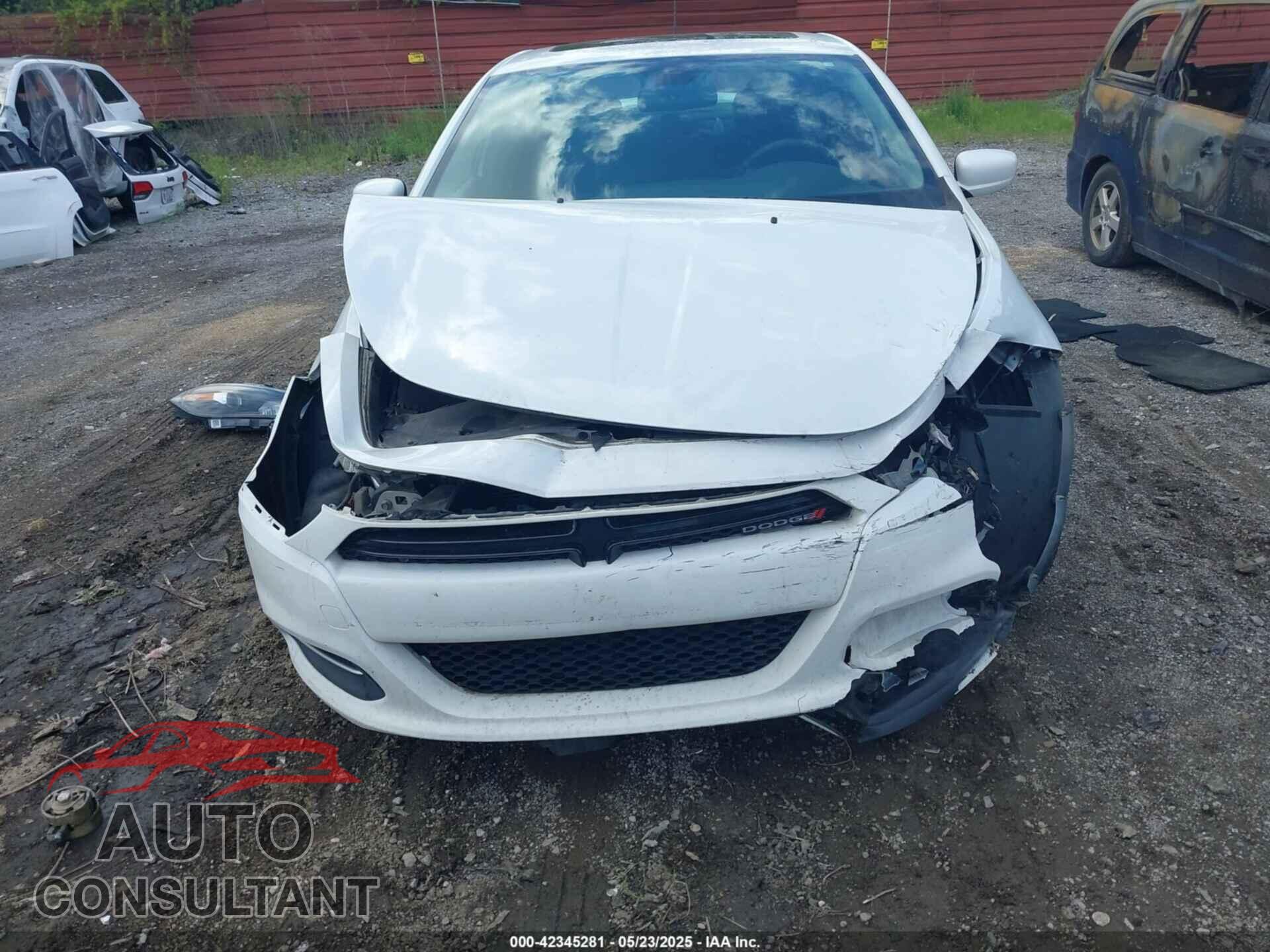 DODGE DART 2015 - 1C3CDFBB5FD267157