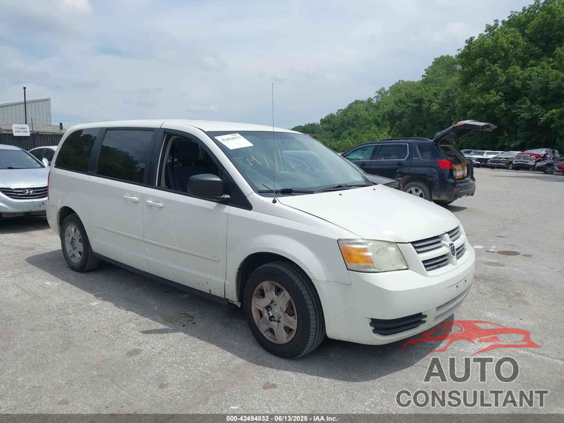 DODGE GRAND CARAVAN 2009 - 2D8HN44E39R687352