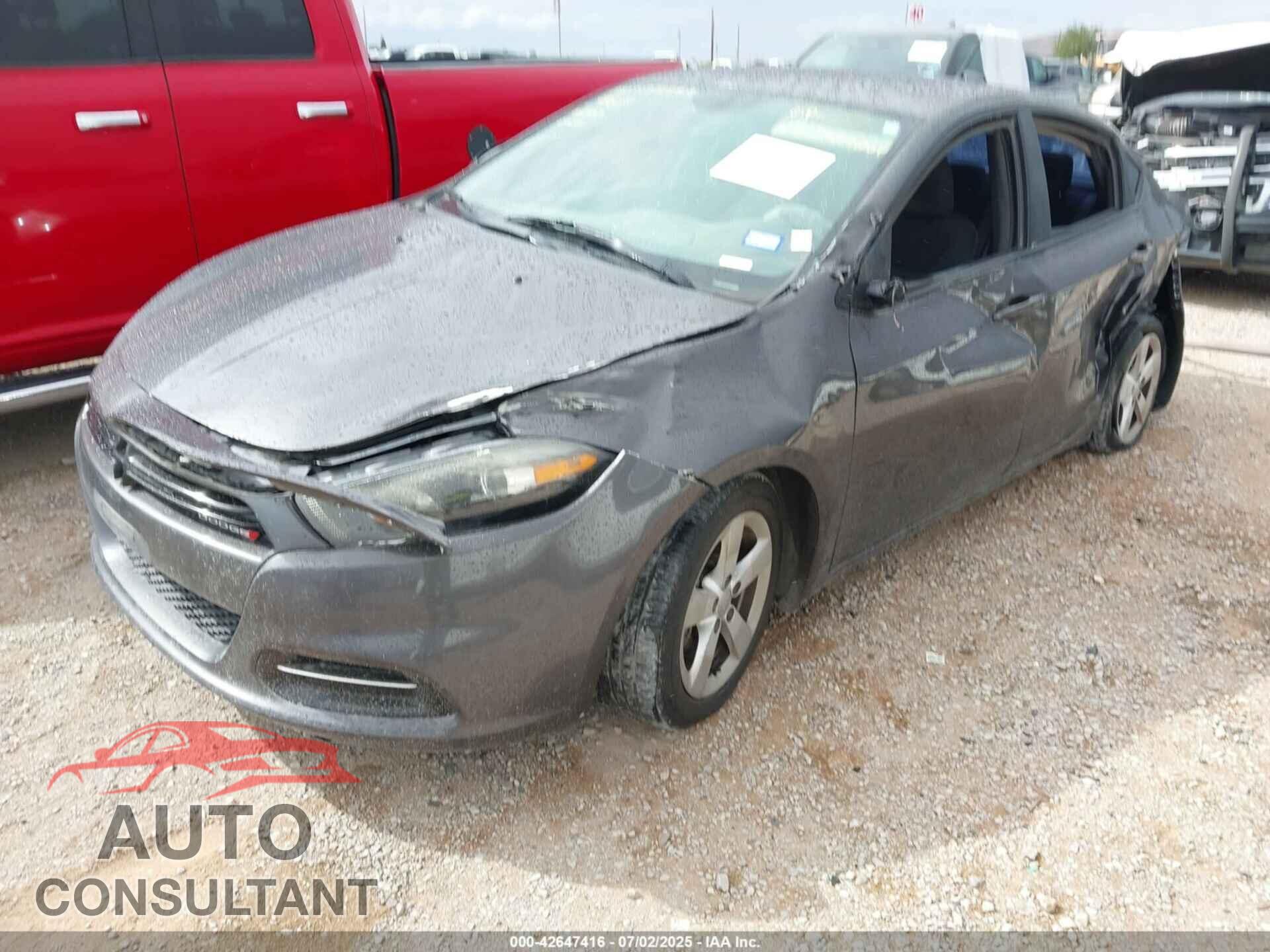 DODGE DART 2015 - 1C3CDFBB8FD222777