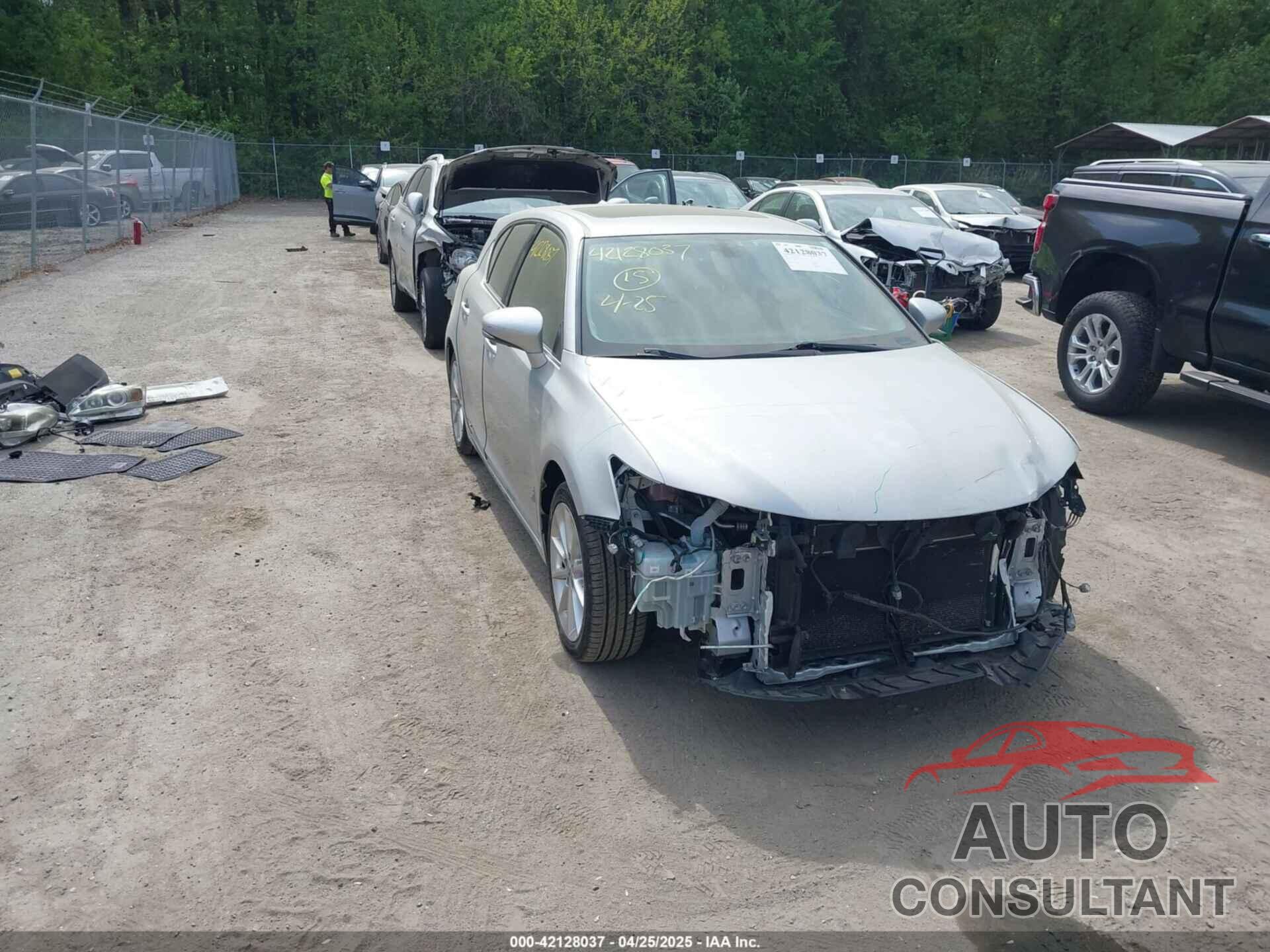 LEXUS CT 200H 2012 - JTHKD5BHXC2120358