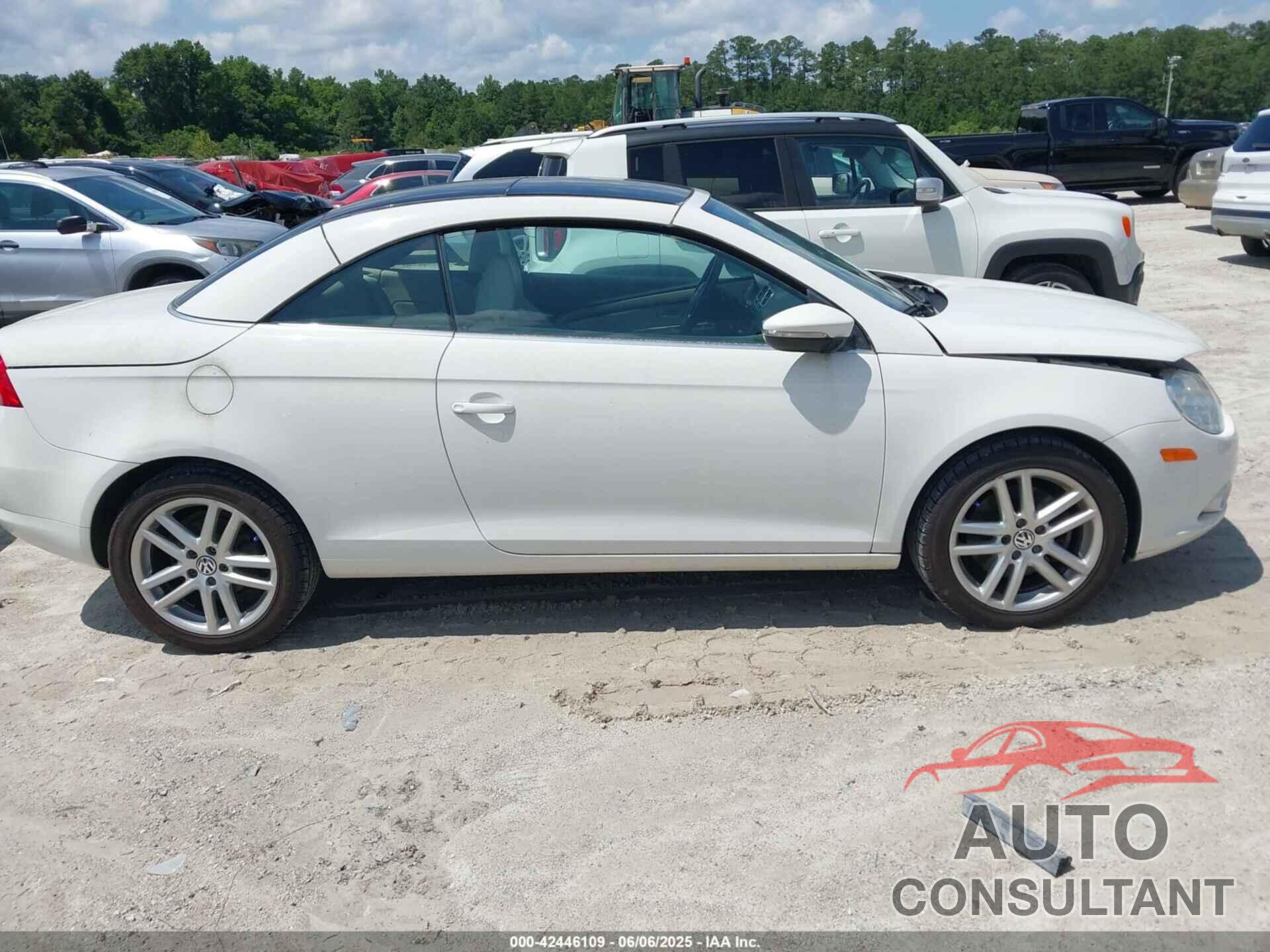 VOLKSWAGEN EOS 2010 - WVWFA7AH5AV025386