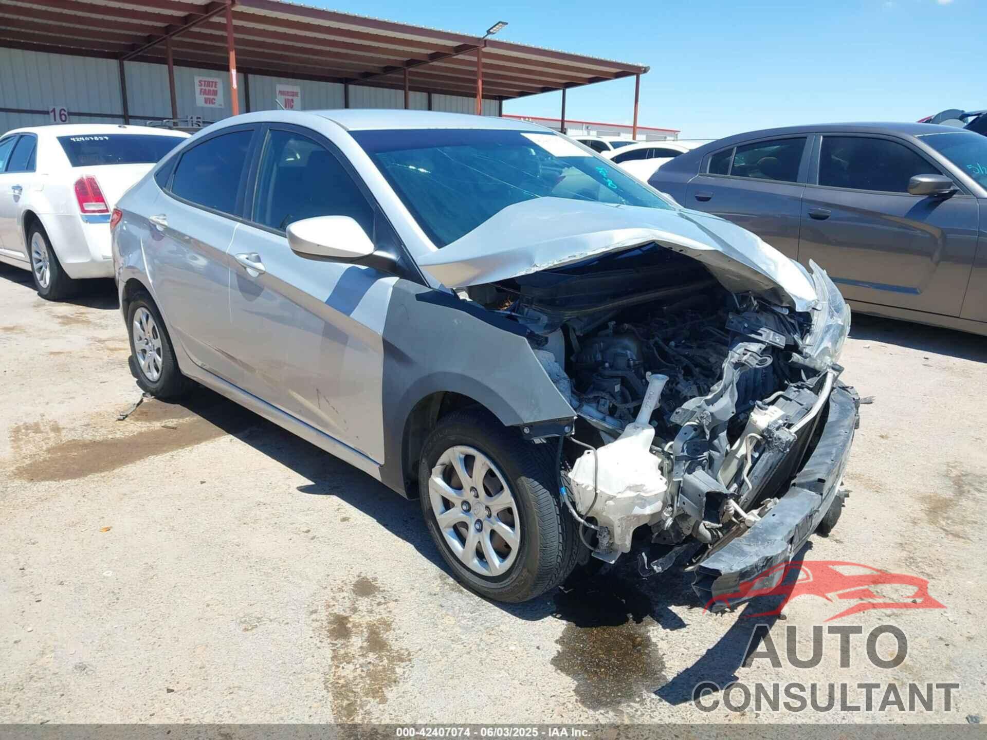 HYUNDAI ACCENT 2013 - KMHCT4AE4DU540886