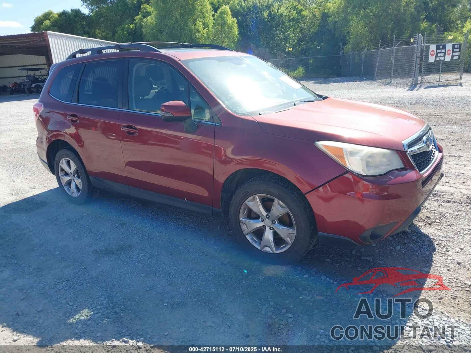 SUBARU FORESTER 2014 - JF2SJAPC8EH483842