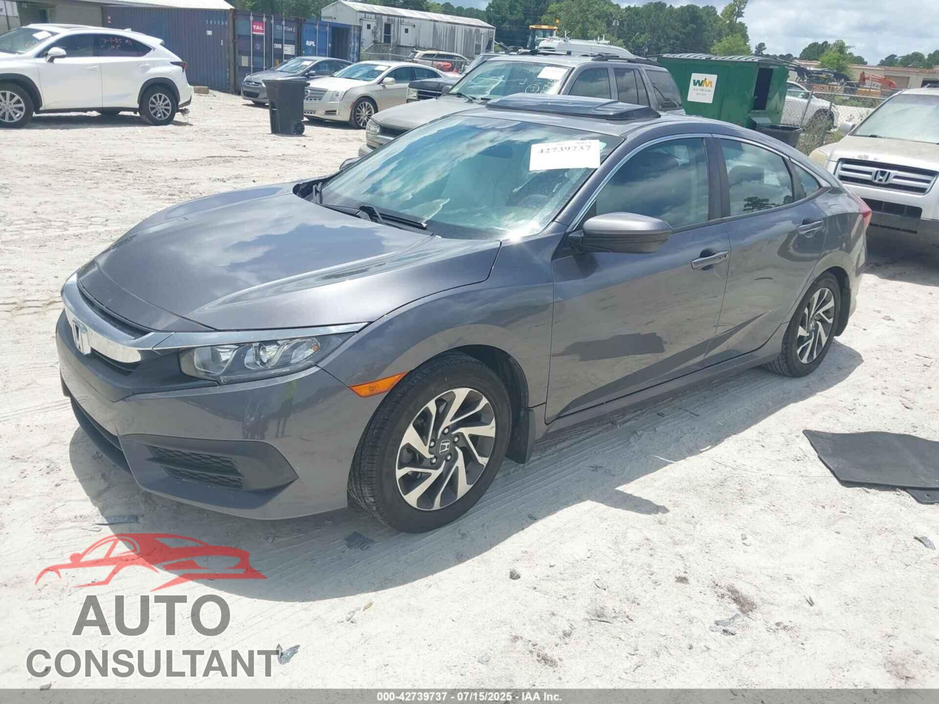 HONDA CIVIC 2017 - 2HGFC2F75HH502920
