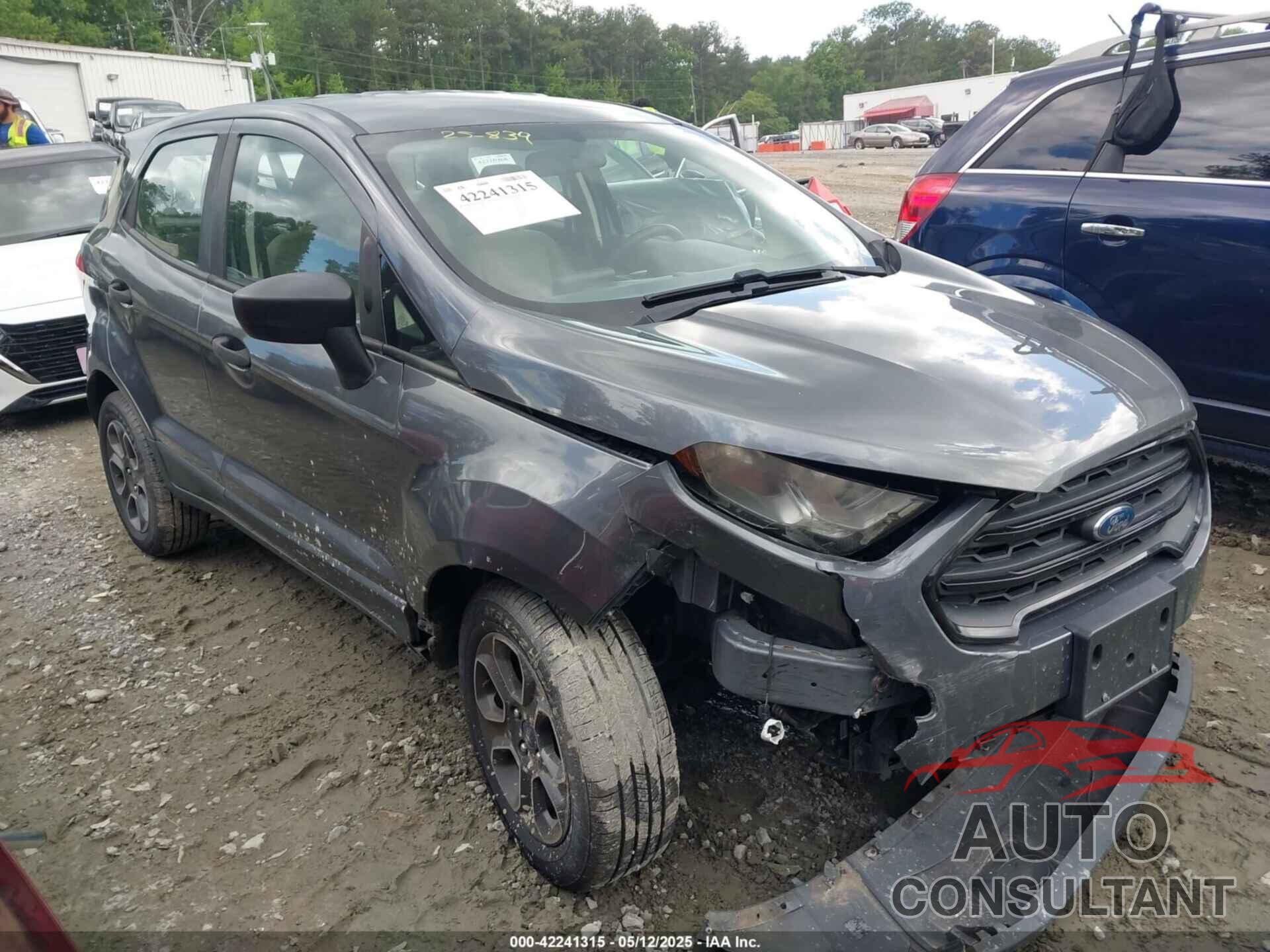 FORD ECOSPORT 2019 - MAJ3S2FE5KC302414