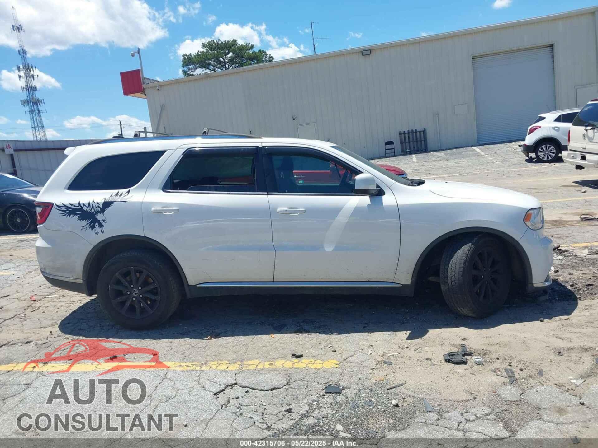 DODGE DURANGO 2017 - 1C4RDHAG2HC724384