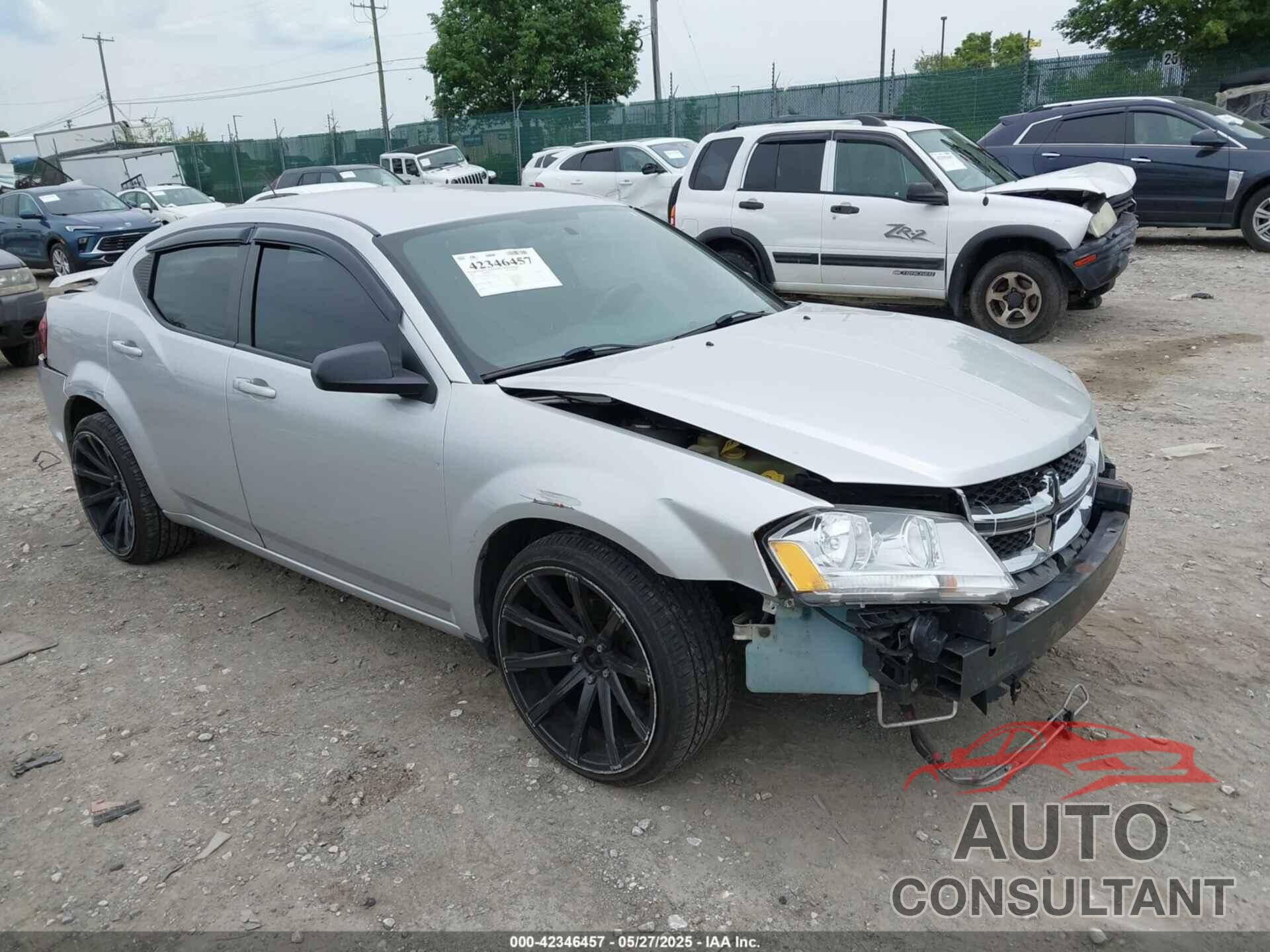 DODGE AVENGER 2012 - 1C3CDZAB3CN151254