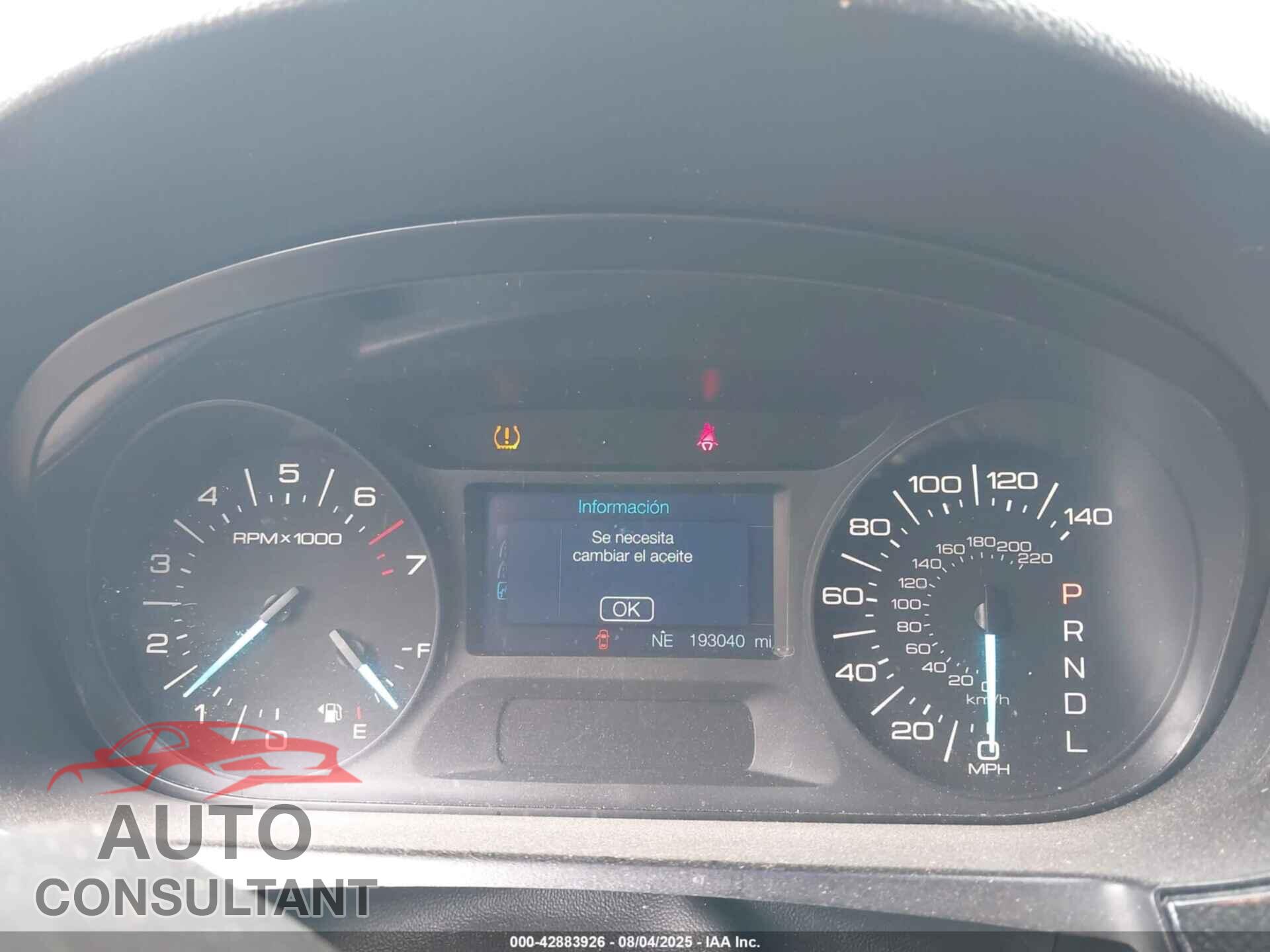 FORD EDGE 2011 - 2FMDK3GC1BBA08408