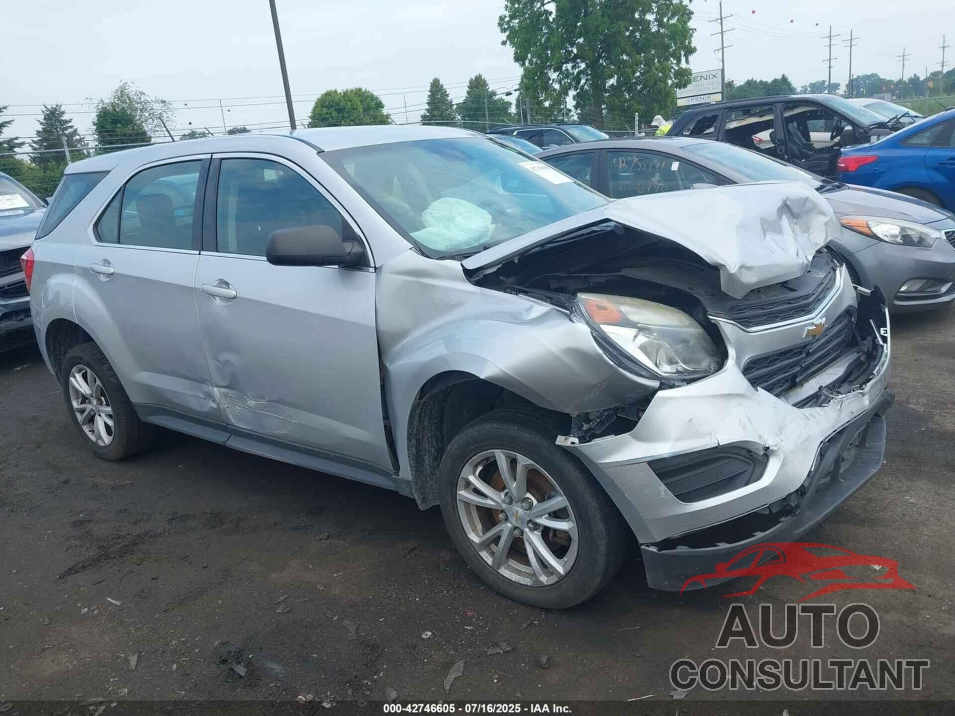 CHEVROLET EQUINOX 2017 - 2GNFLEEK4H6221328