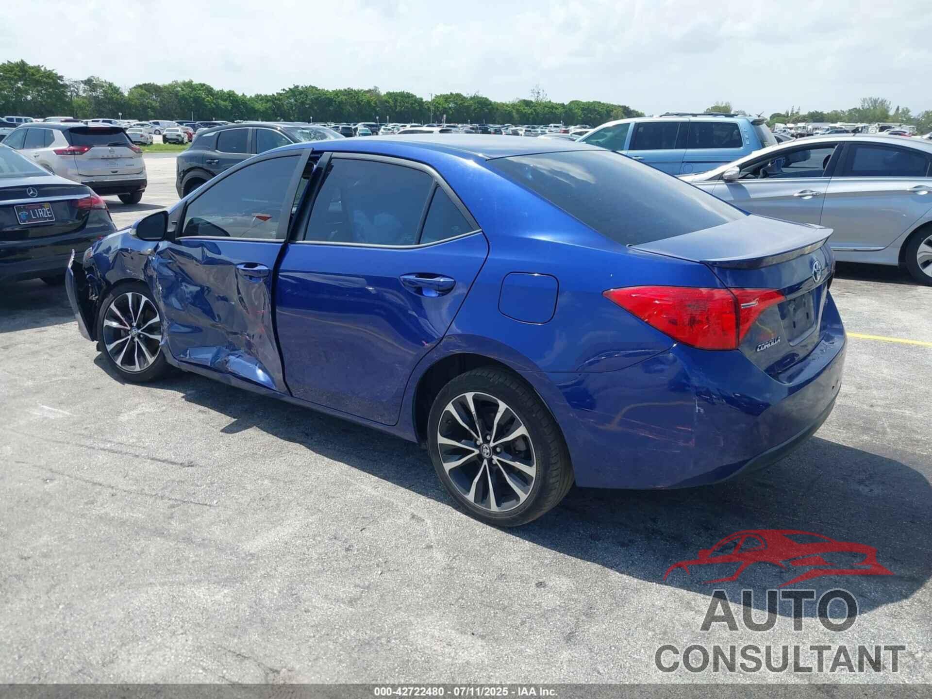 TOYOTA COROLLA 2017 - 2T1BURHE5HC774361