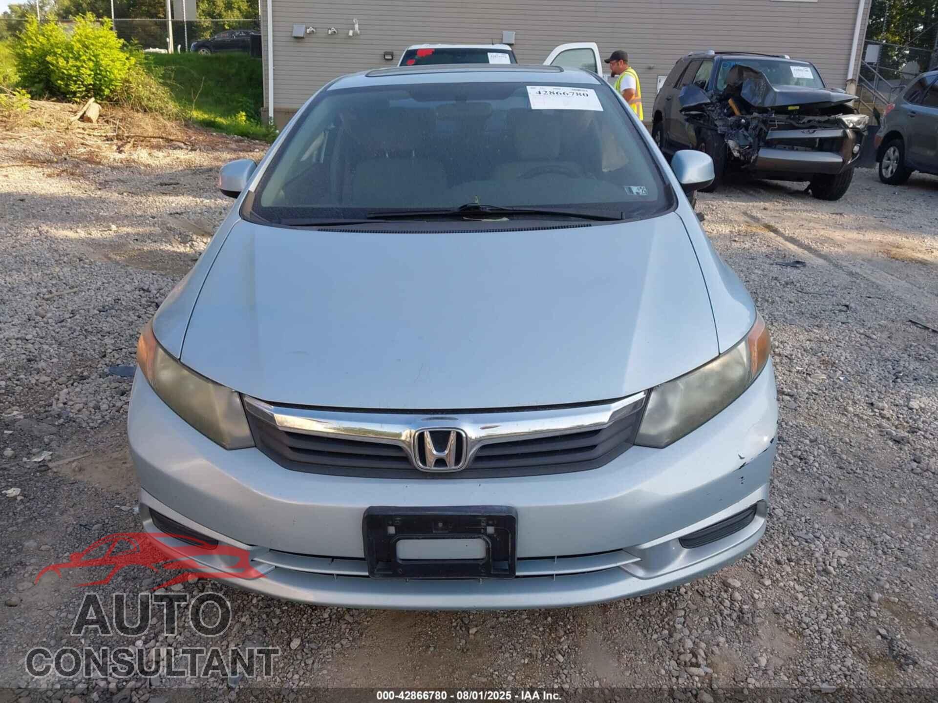 HONDA CIVIC 2012 - 19XFB2F87CE355143