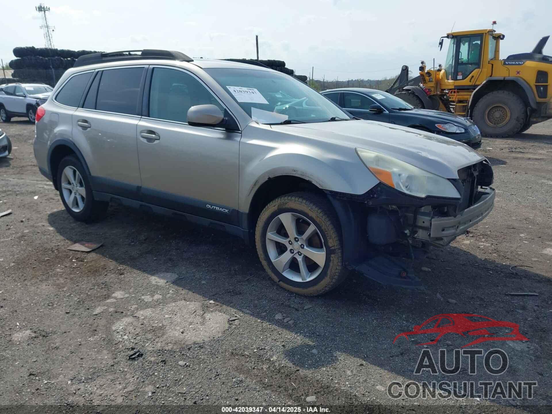 SUBARU OUTBACK 2014 - 4S4BRBLC2E3320678
