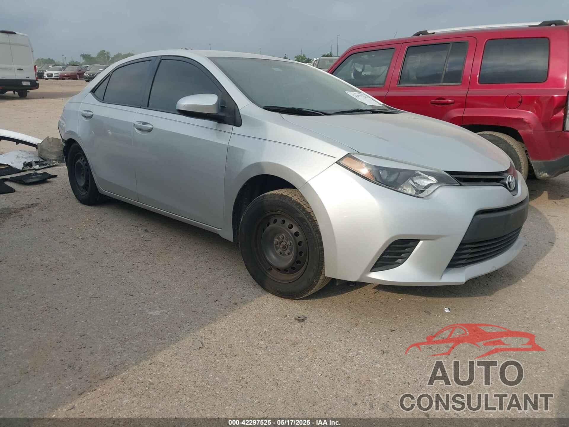 TOYOTA COROLLA 2016 - 5YFBURHE9GP380117
