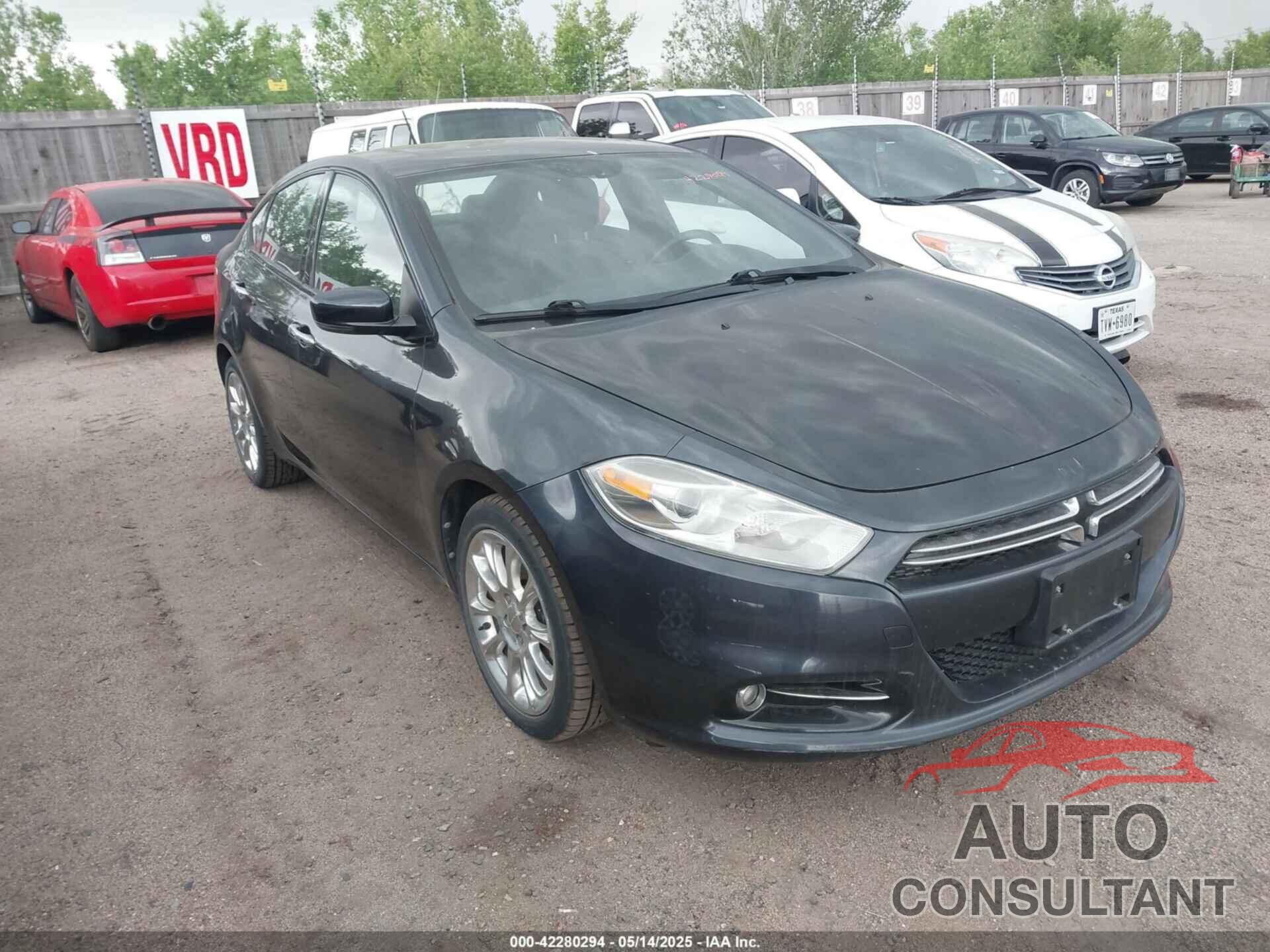 DODGE DART 2013 - 1C3CDFCH8DD156974