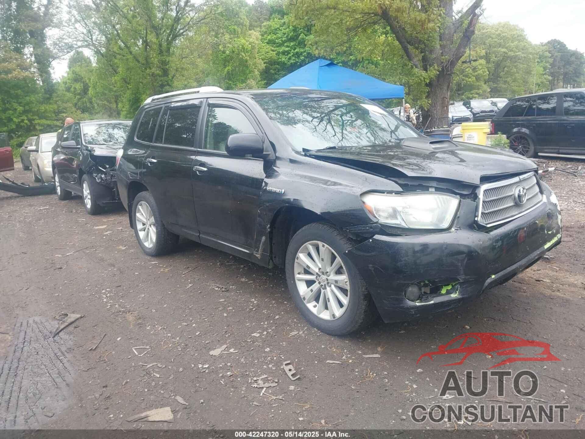 TOYOTA HIGHLANDER HYBRID 2010 - JTEJW3EH8A2046552