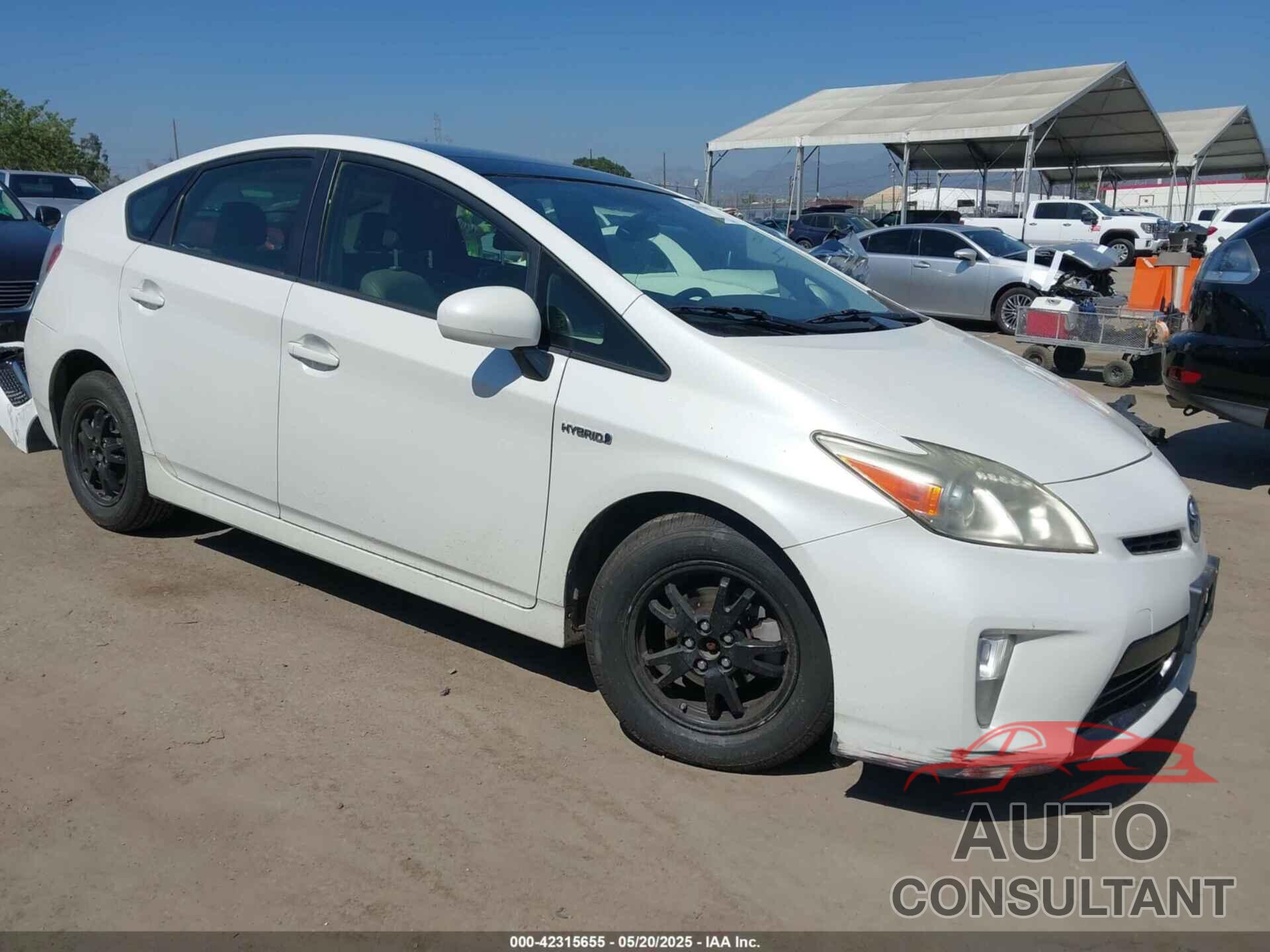 TOYOTA PRIUS 2012 - JTDKN3DU9C5464260