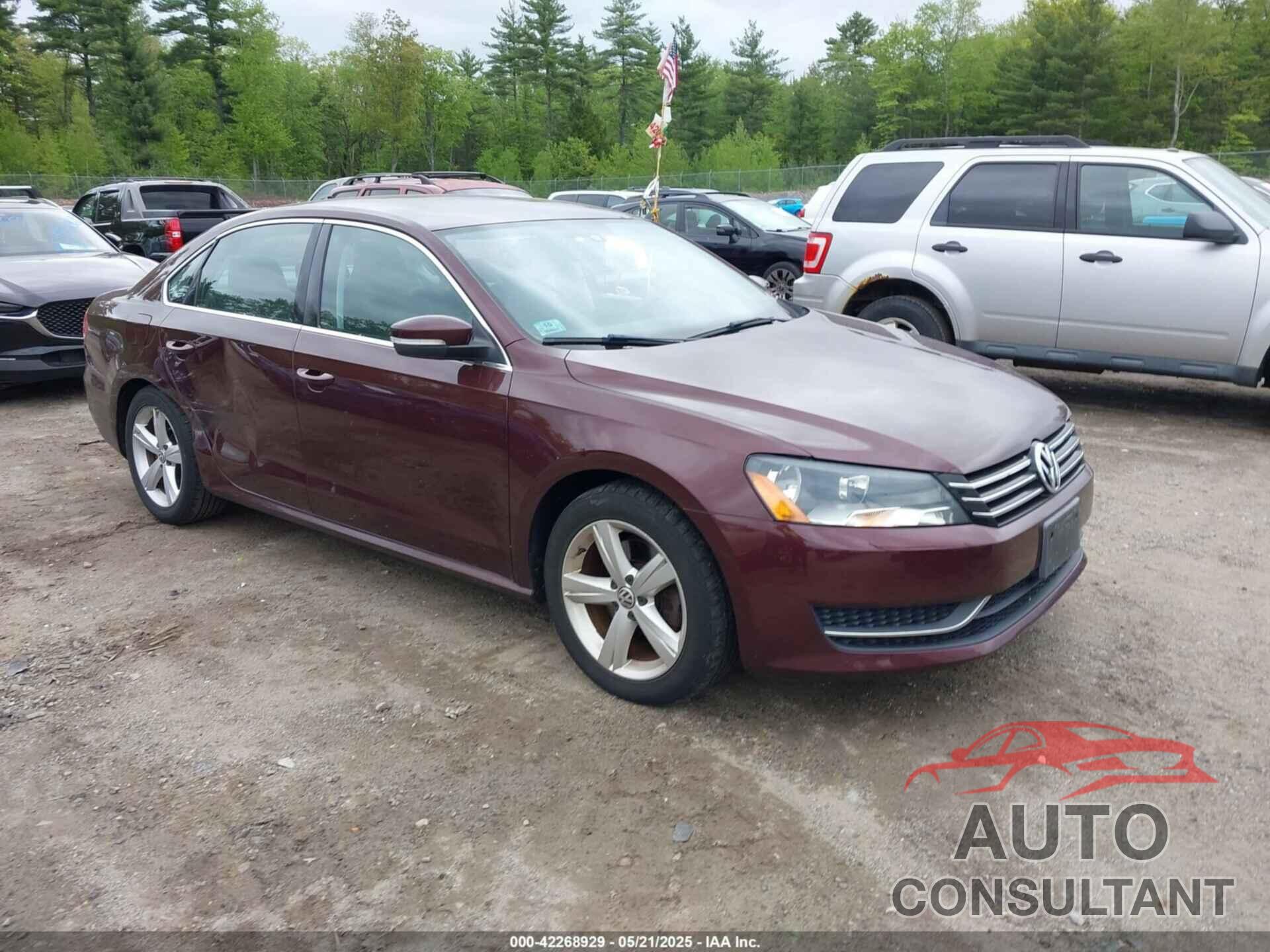 VOLKSWAGEN PASSAT 2013 - 1VWBP7A32DC103783