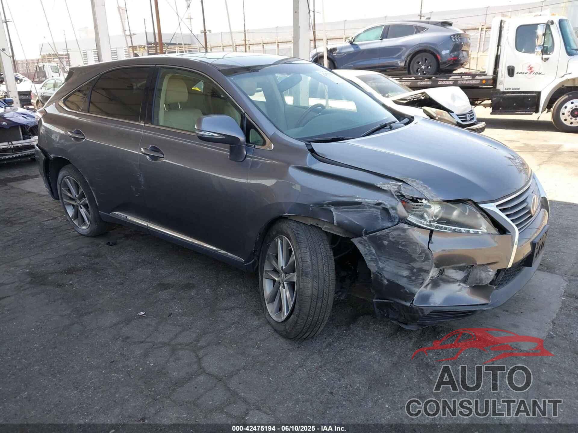 LEXUS RX 450H 2013 - JTJZB1BA5D2412225
