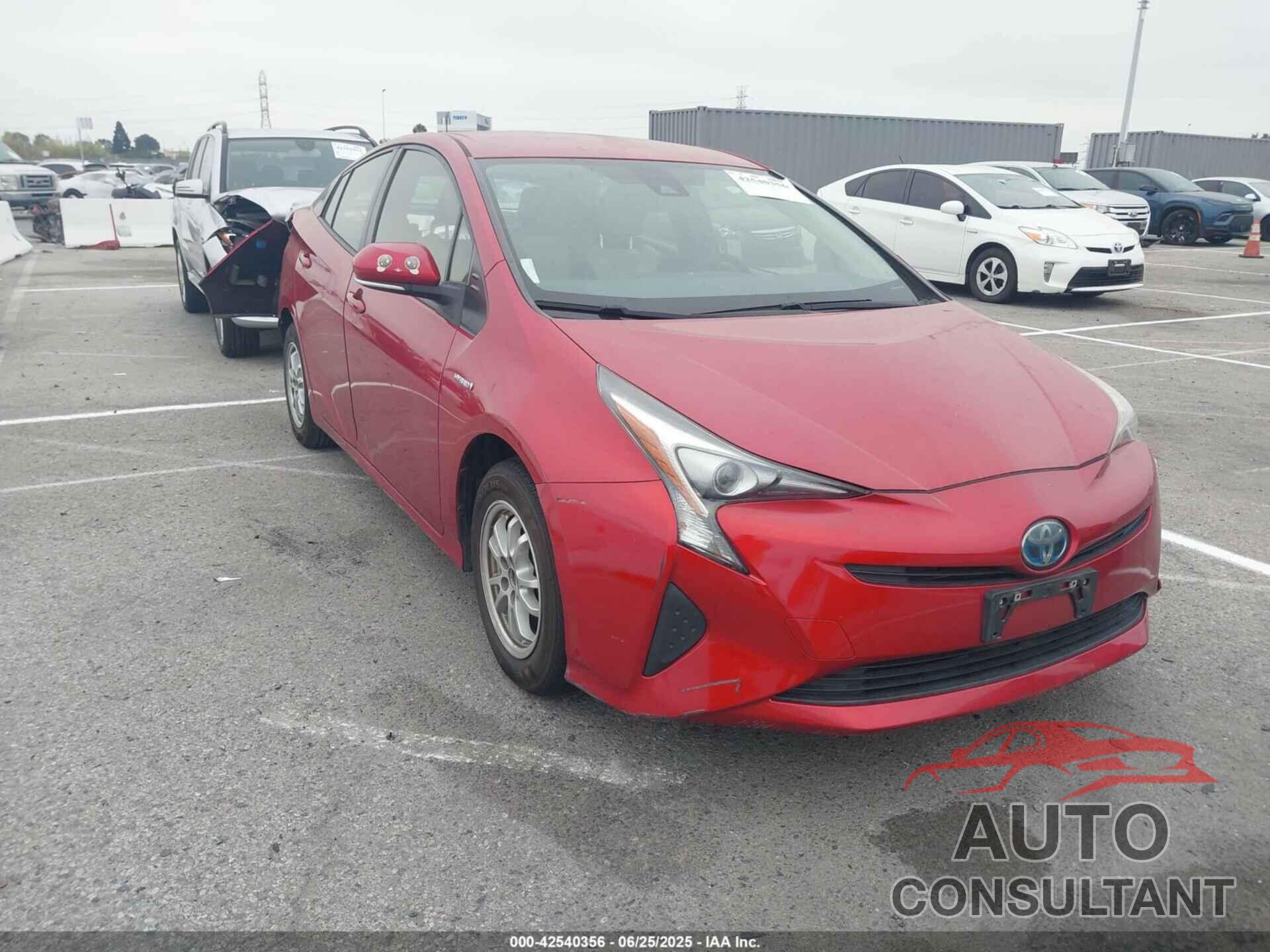 TOYOTA PRIUS 2017 - JTDKBRFU4H3562706