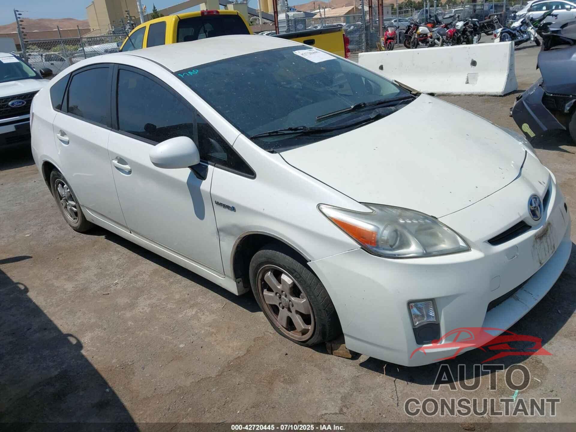 TOYOTA PRIUS 2010 - JTDKN3DU8A0115519