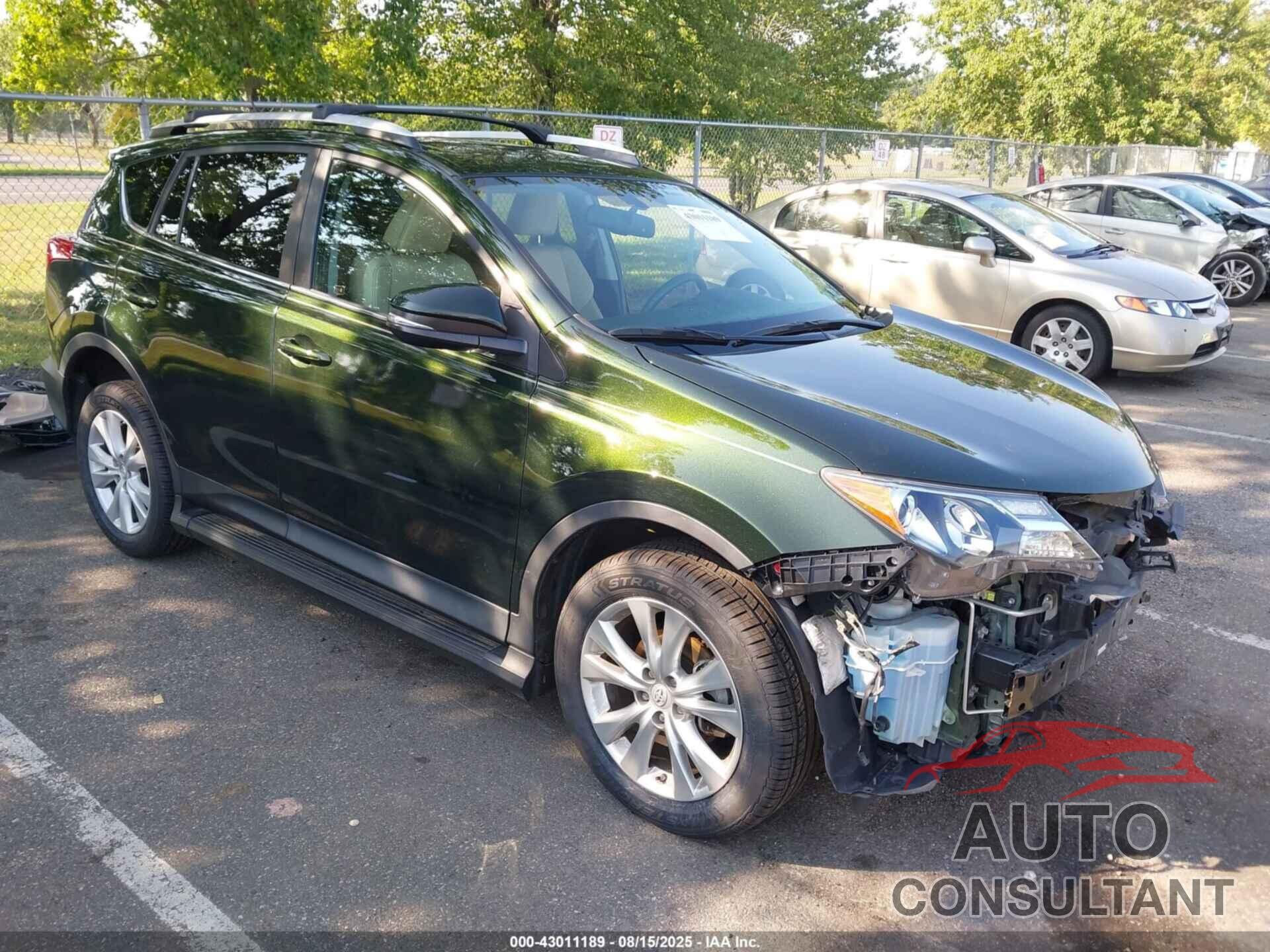 TOYOTA RAV4 2013 - 2T3DFREV5DW112836