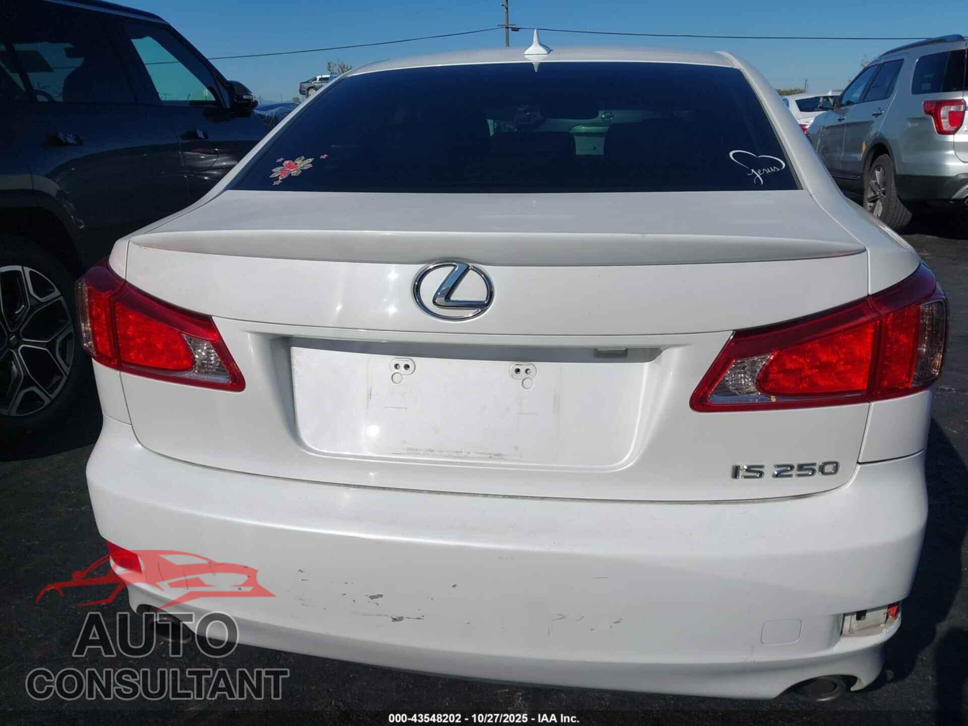 LEXUS IS 250 2012 - JTHBF5C2XC5179638