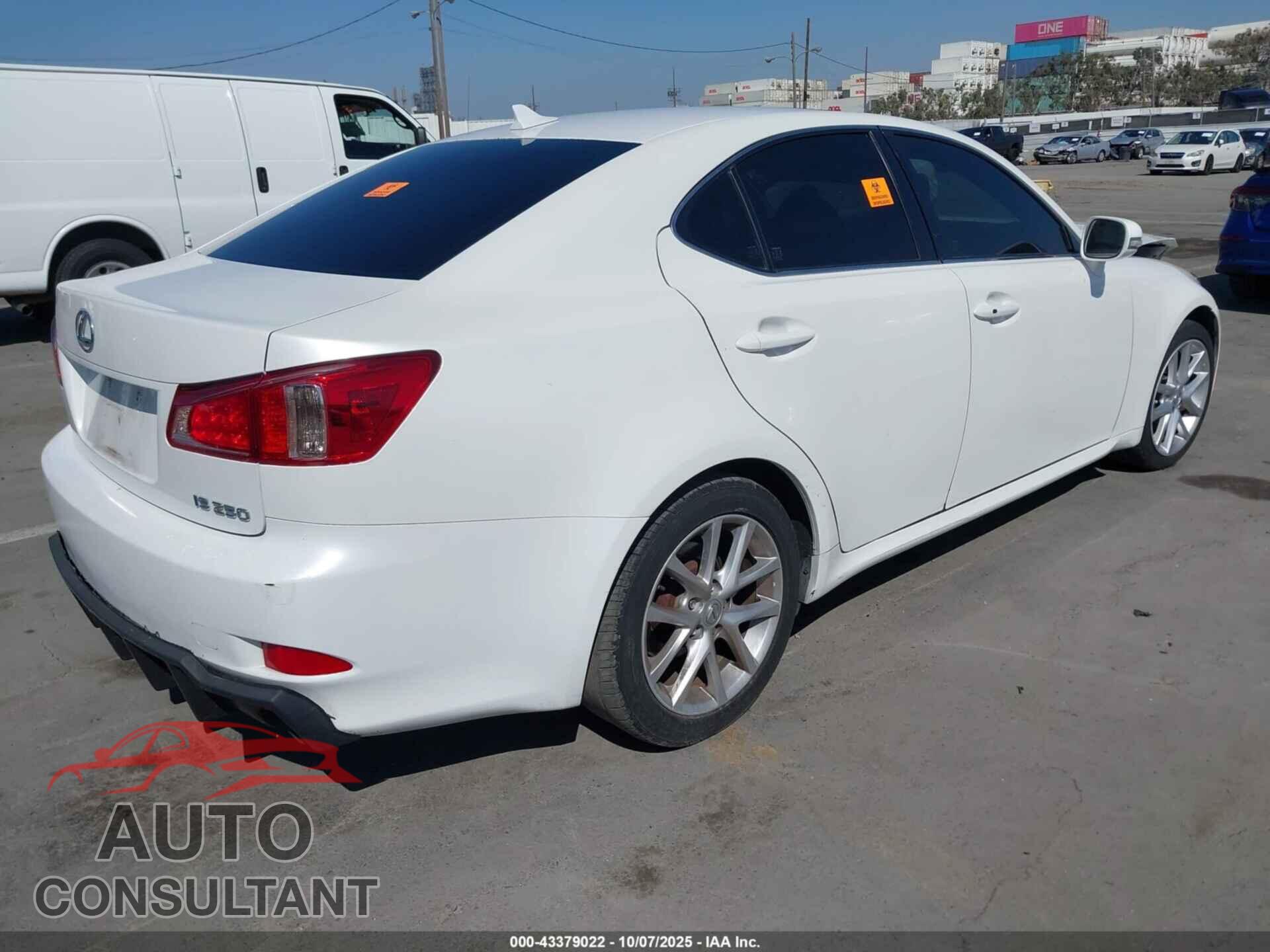 LEXUS IS 250 2012 - JTHBF5C2XC5157025
