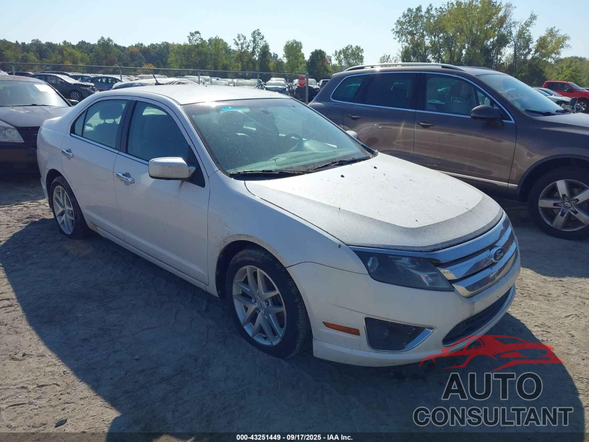 FORD FUSION 2011 - 3FAHP0CG9BR159695