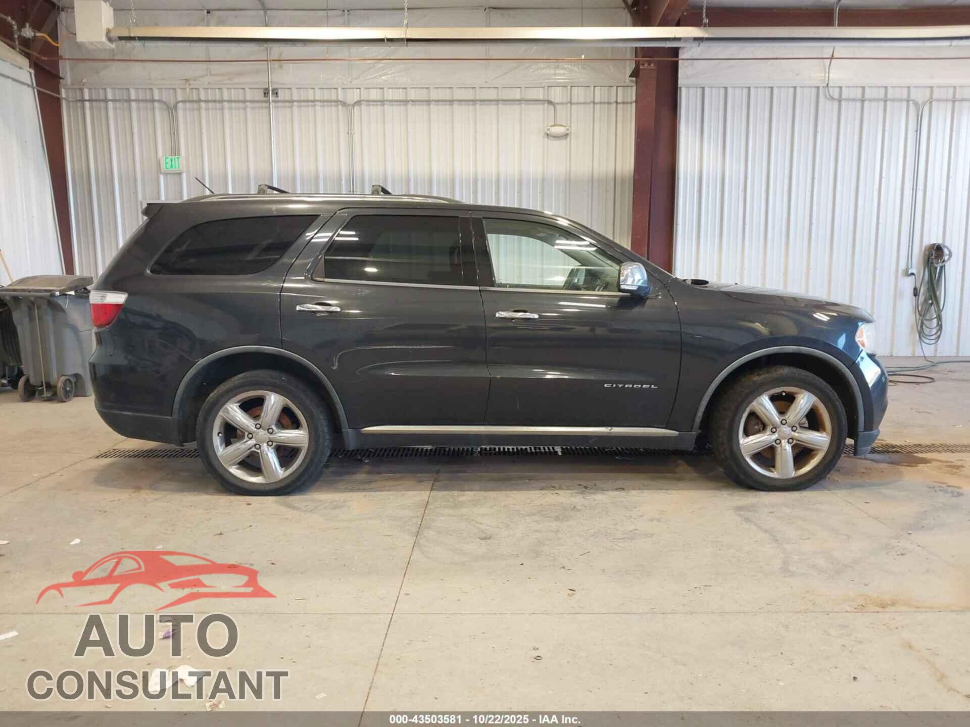 DODGE DURANGO 2012 - 1C4SDJET9CC202716