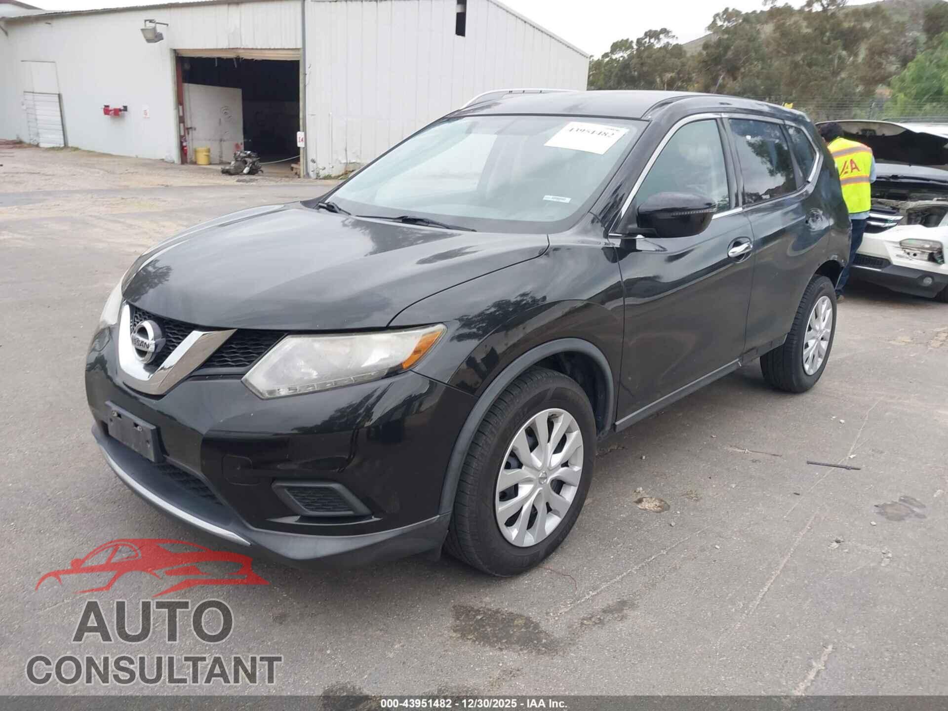 NISSAN ROGUE 2016 - KNMAT2MT4GP596131