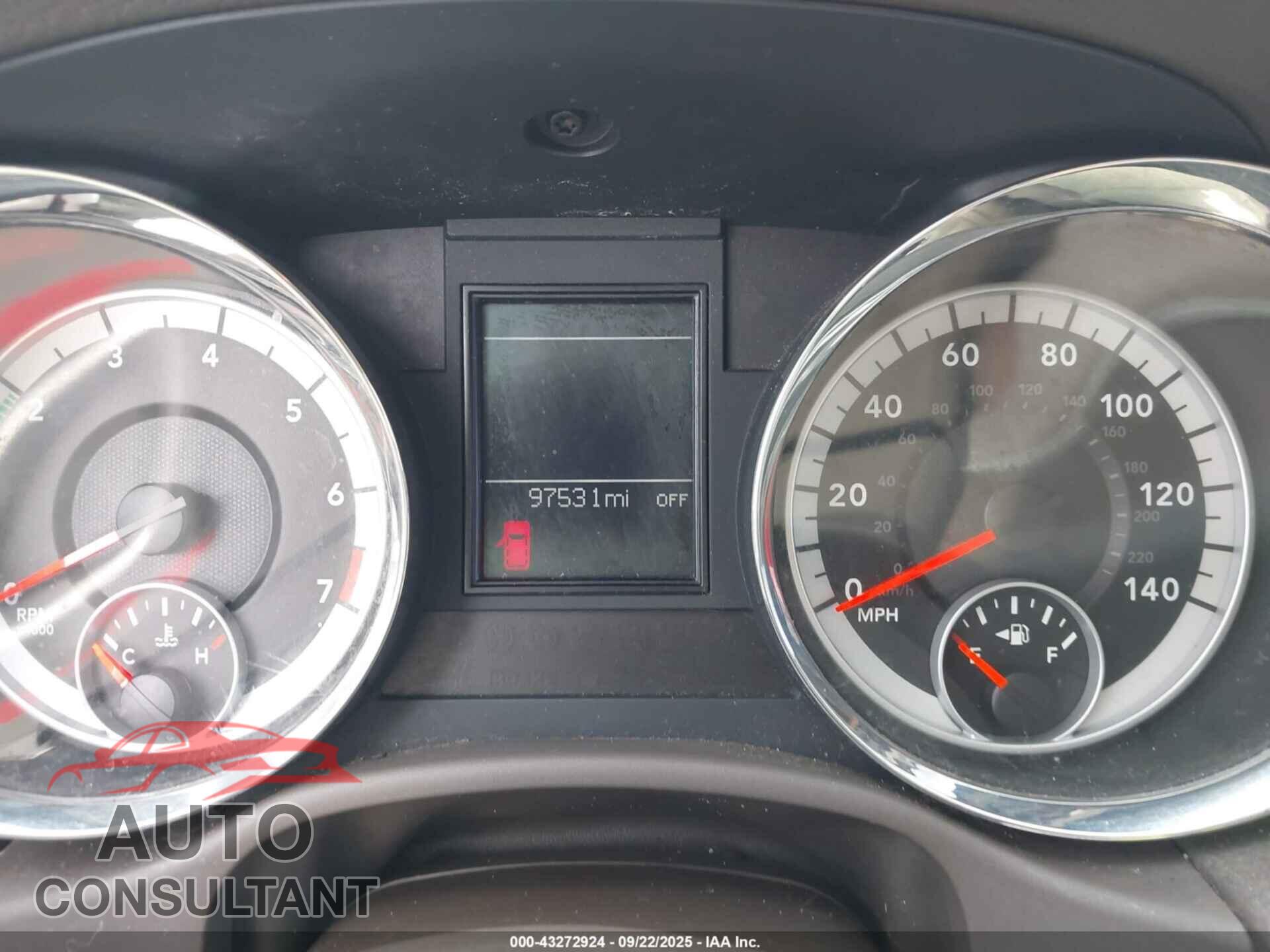 DODGE DURANGO 2011 - 1D4RD4GG9BC638192