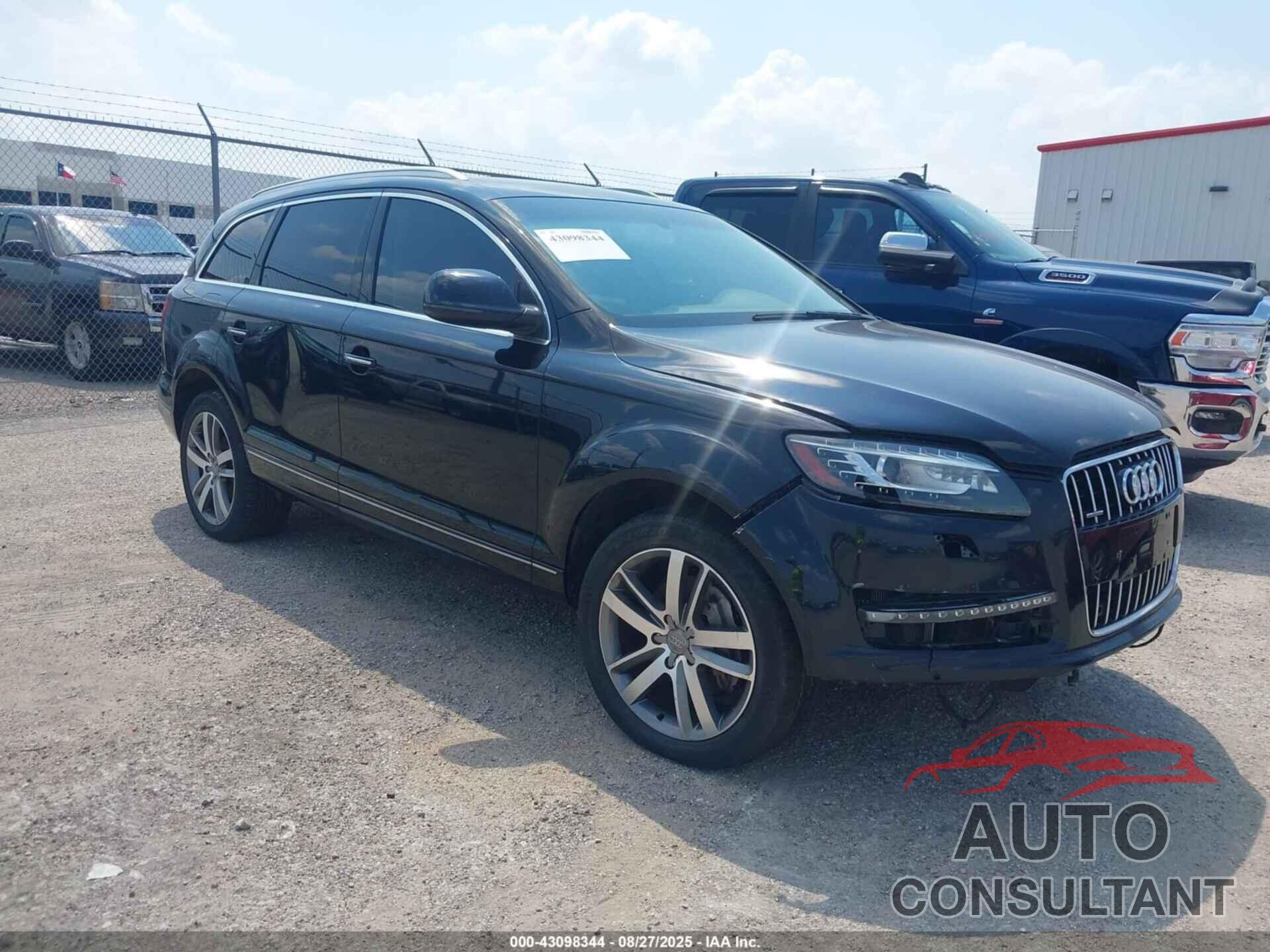 AUDI Q7 2013 - WA1LGAFE5DD001512